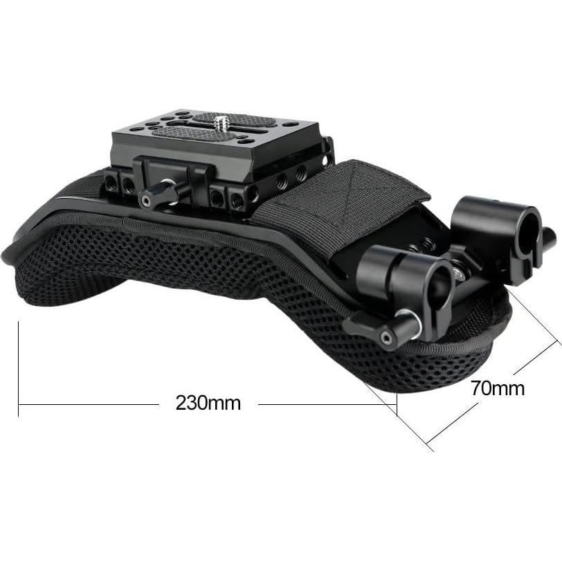 Almohadilla de Hombro NICEYRIG 15mm con Placa Rápida Manfrotto