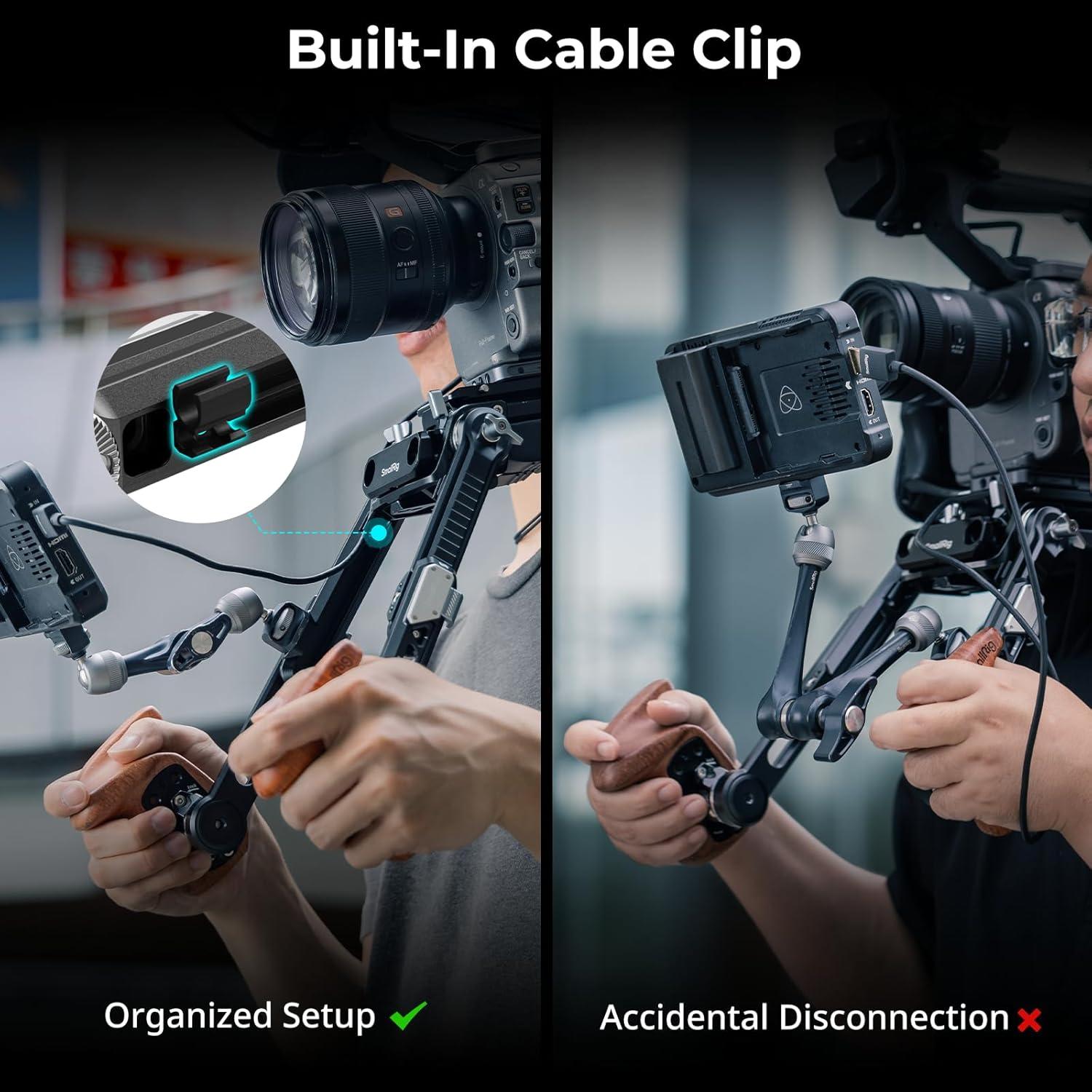 Adaptador de brazo de extensión SmallRig 5206 para rig de hombro