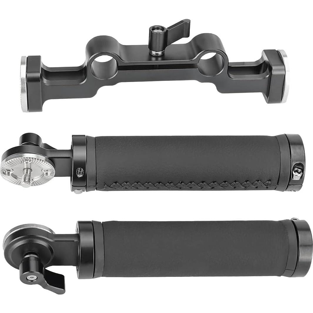 Mangos de Rosette SZRIG Doble de Goma 15mm para Cámara DSLR