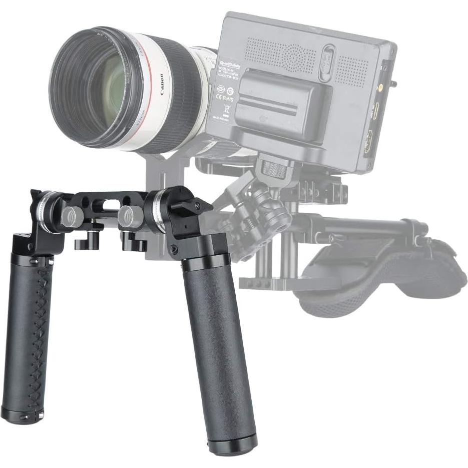 Mango de Cuero NICEYRIG con Roseta para Soporte de Cámara 15mm