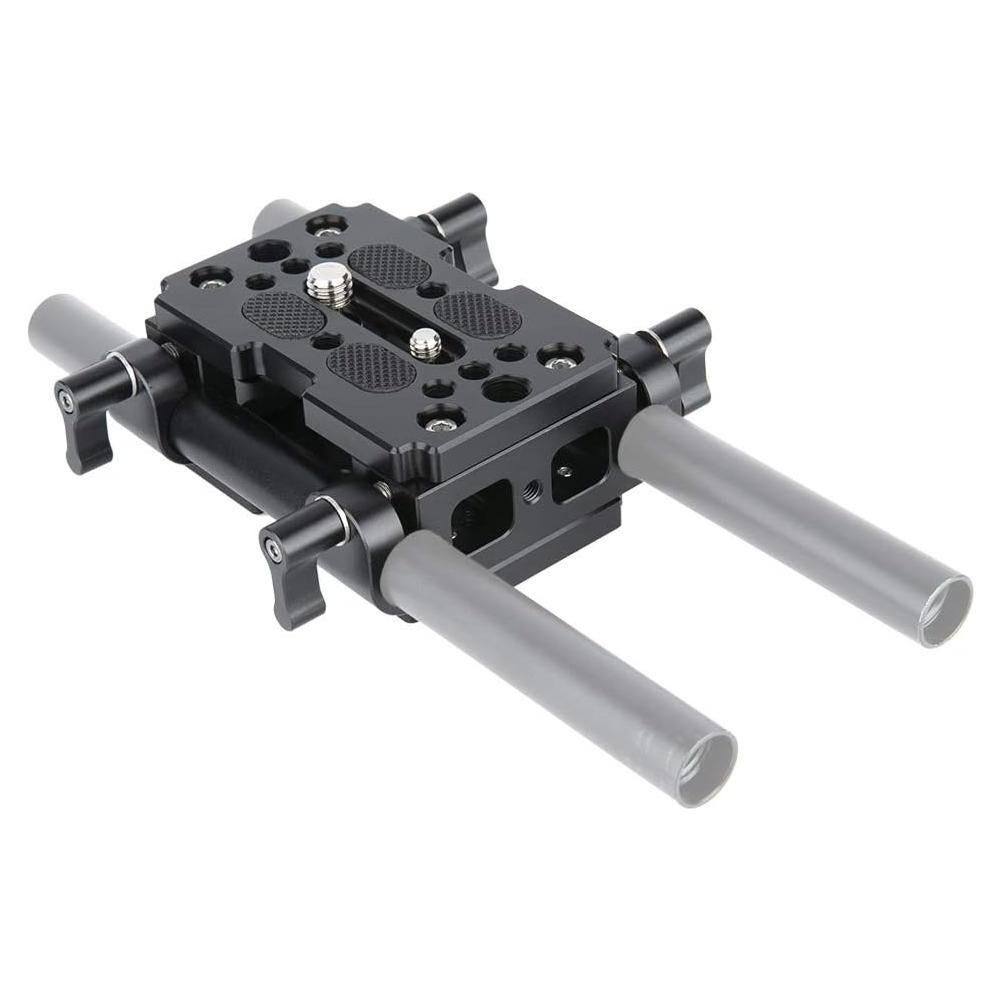 Base de cámara NICEYRIG con soporte de riel de 15 mm