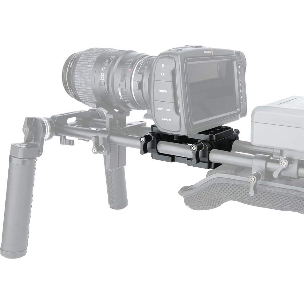 Base de cámara NICEYRIG con soporte de riel de 15 mm