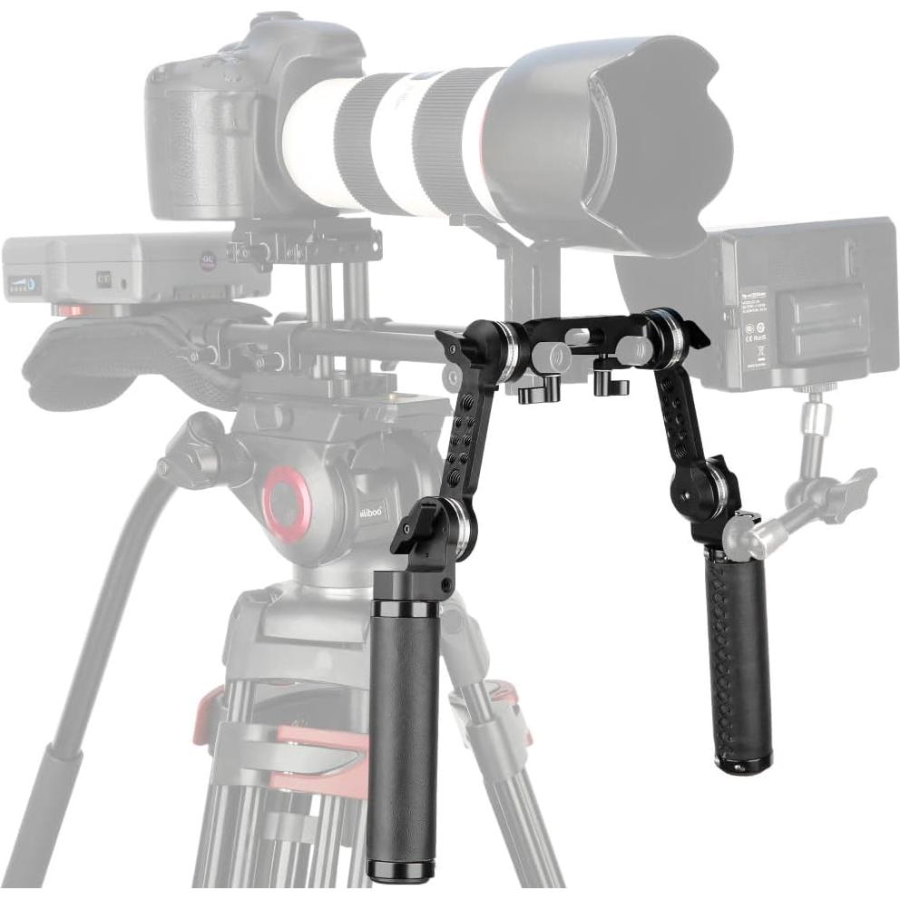 Kit Empuñadura Roseta Cuero NICEYRIG 15mm para DSLR