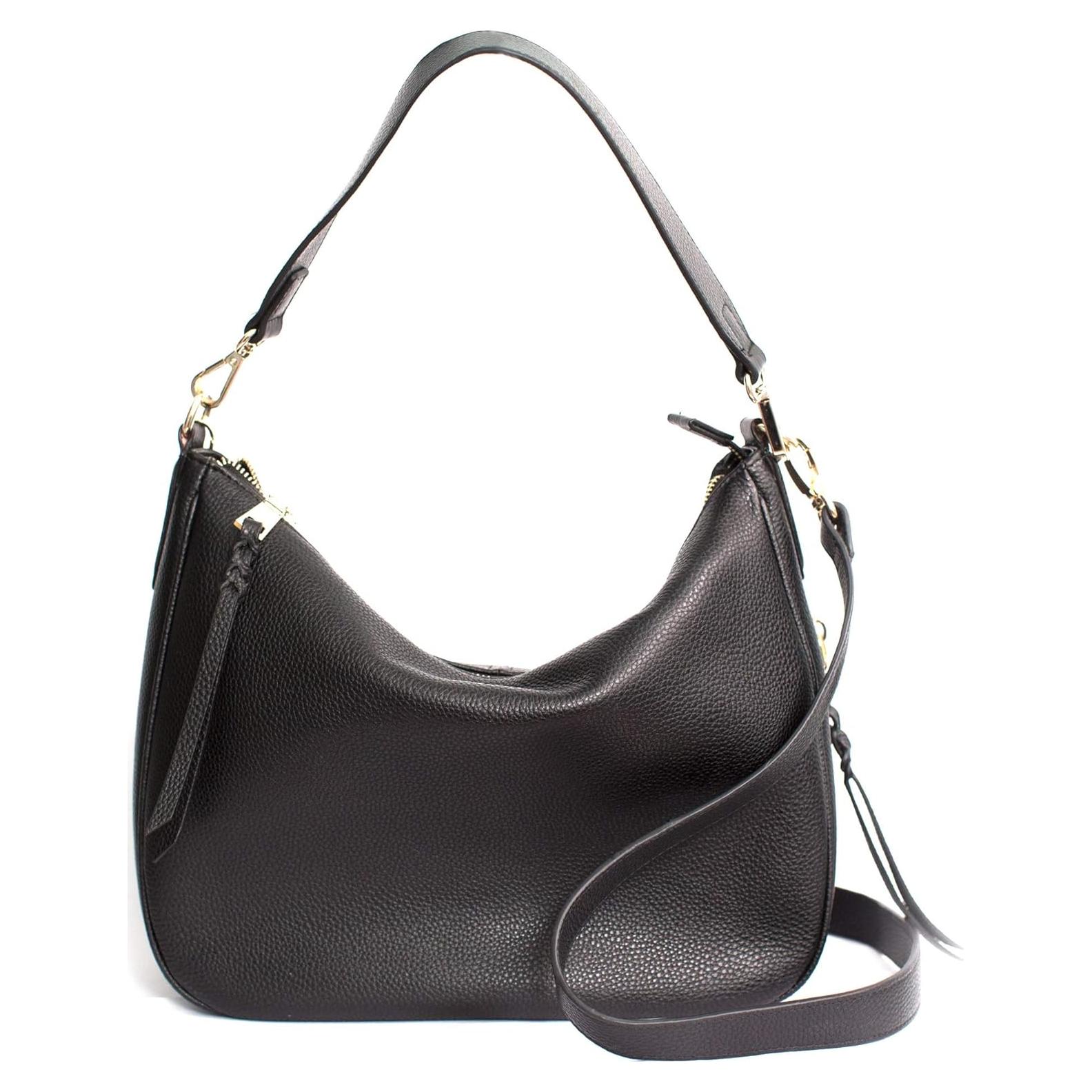 Bolsa de cámara Meliae para mujeres, tote negro 30.5x11.4x24.9 cm