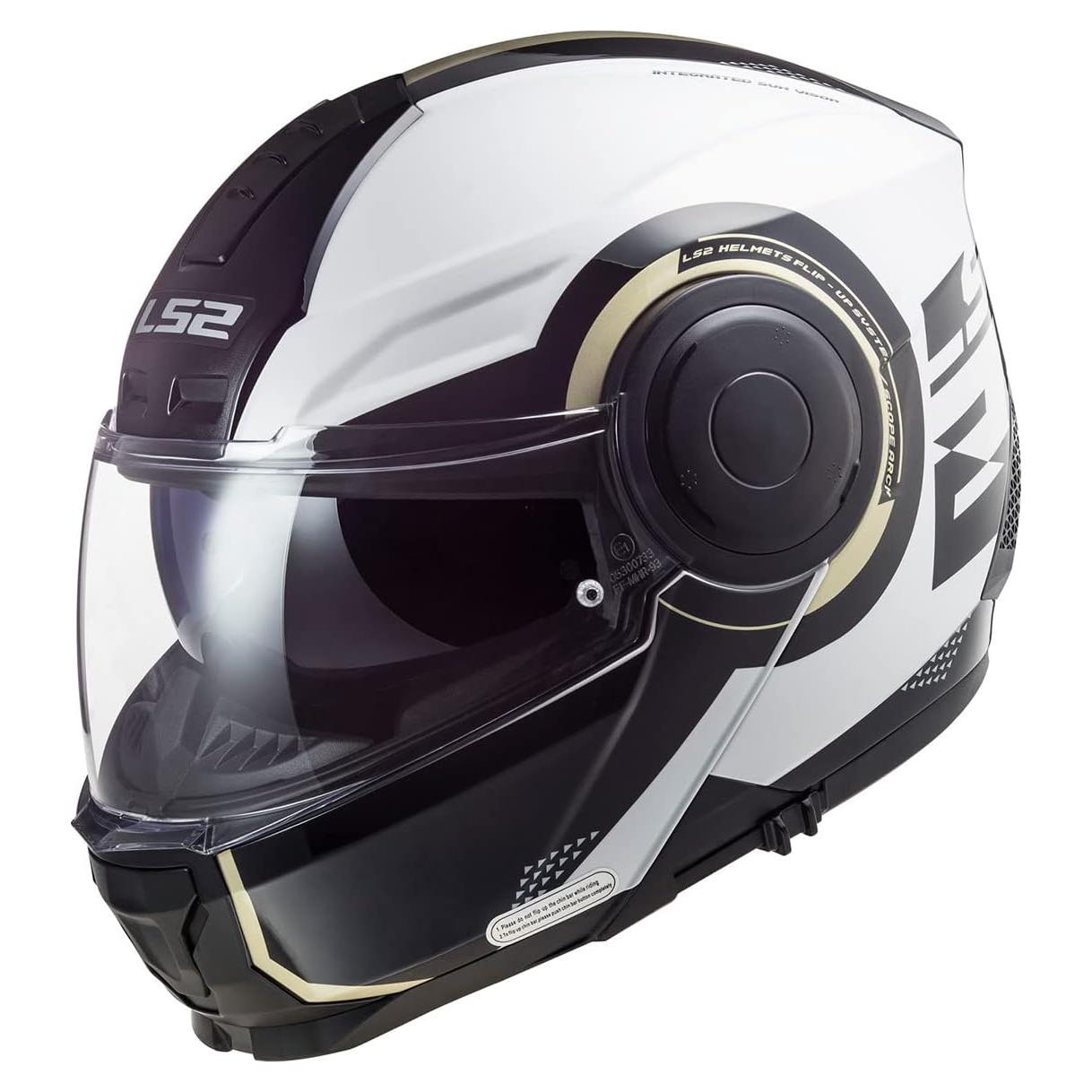 Casco Modular LS2 Horizon Blanco Brillante X-Large