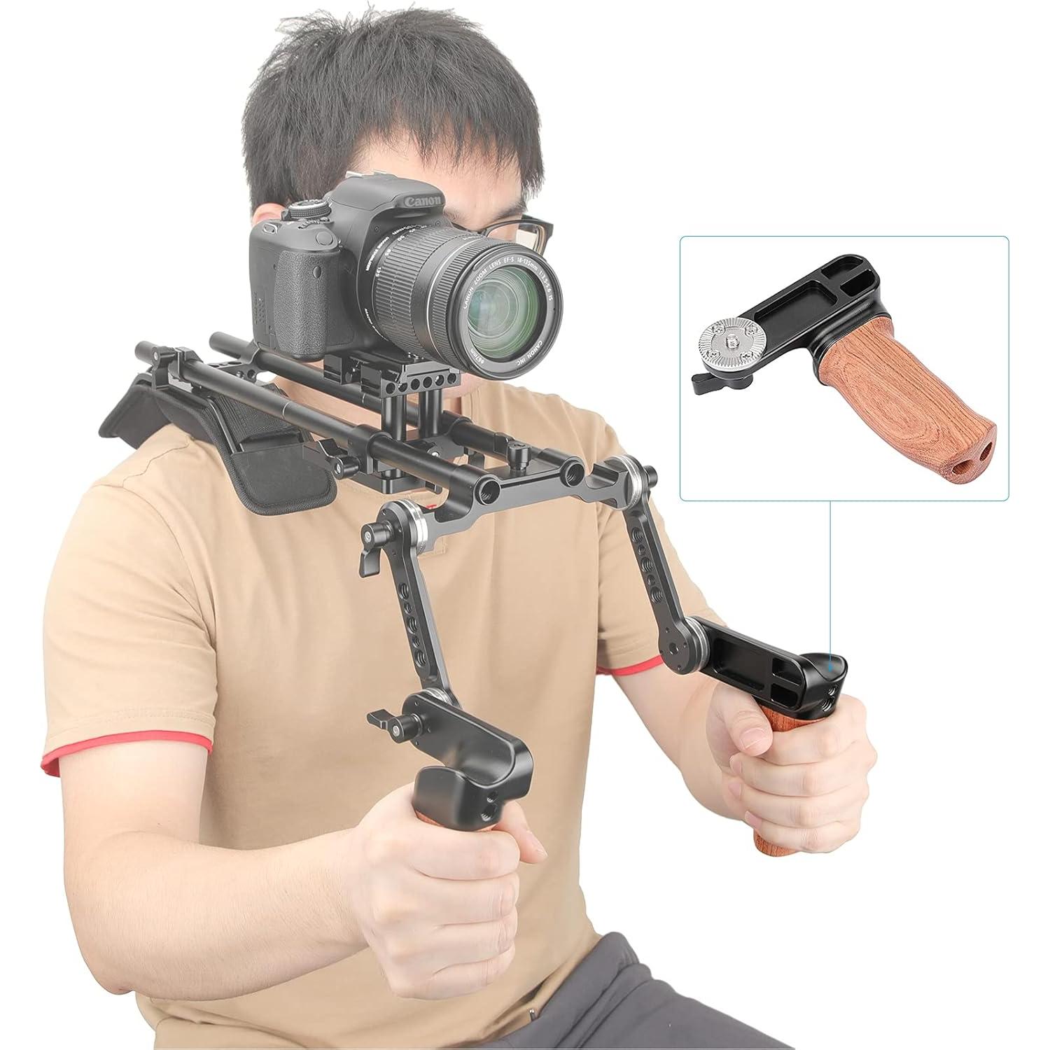 Agarre de Madera Ergonómico CAMVATE Lado Izquierdo M6