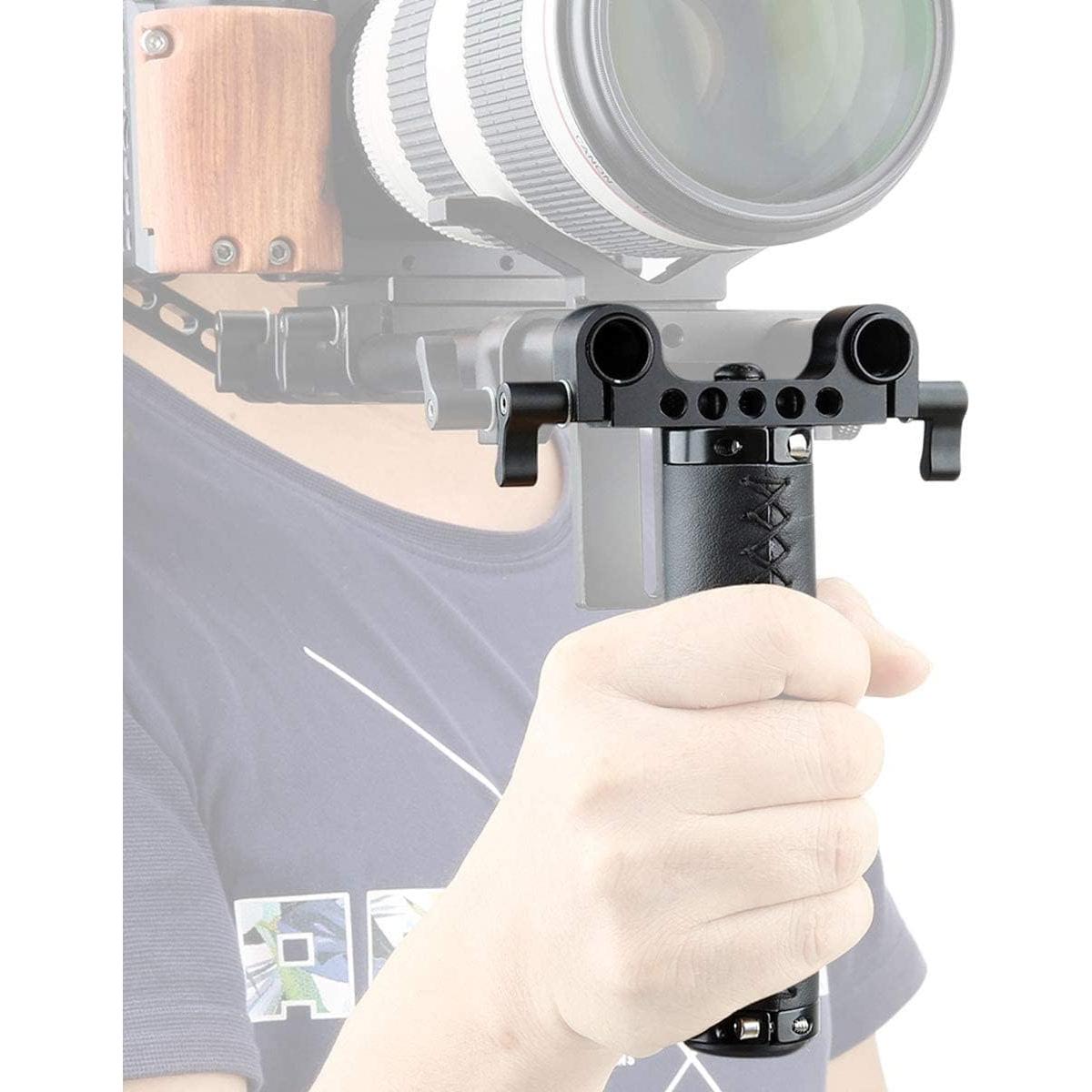 Mango de 15mm NICEYRIG con Conector de Abrazadera para Cámara