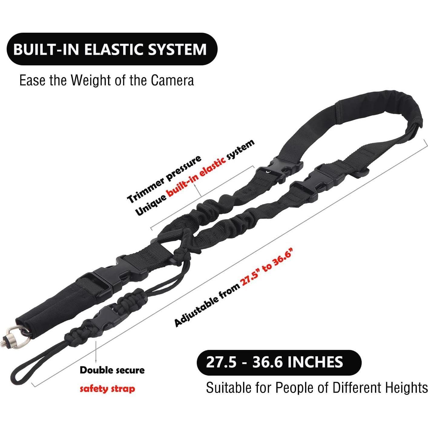 Correa de Hombro Universal Rigdance para Cámara DSLR SLR Ajustable