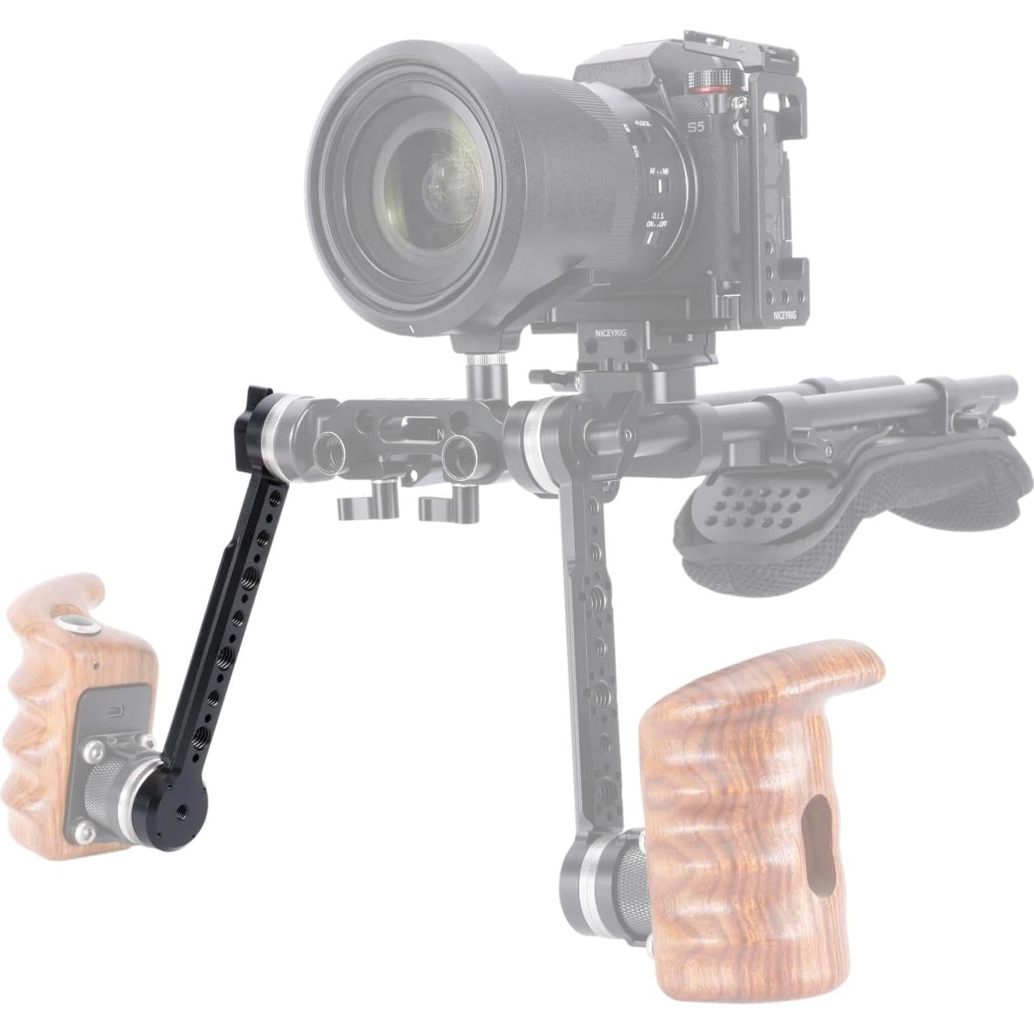 Brazo de Extensión Rosette NICEYRIG 10.9 cm para Soporte de Hombro