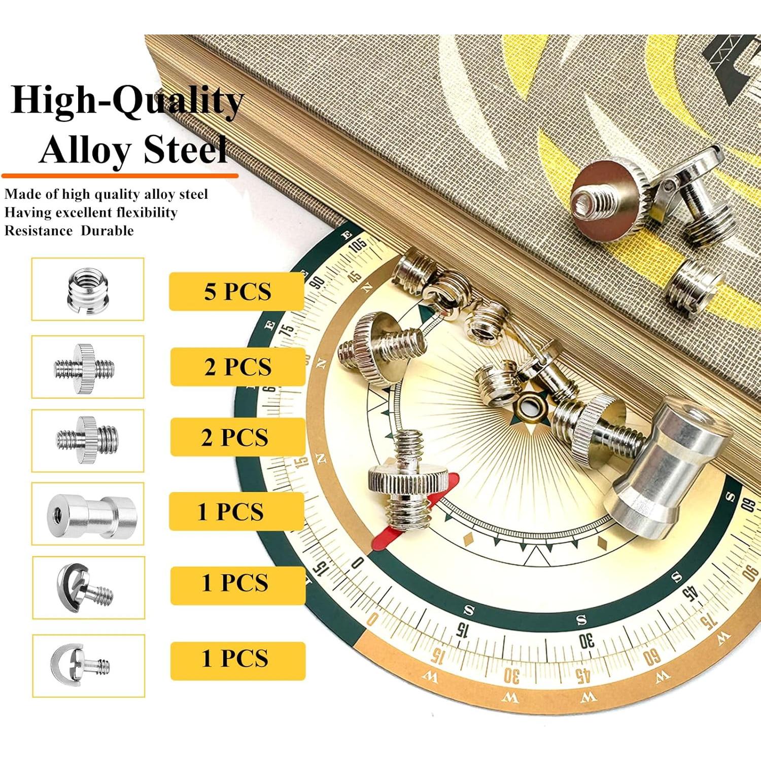 Juego de 12 Tornillos de Montaje para Cámara Matrelt