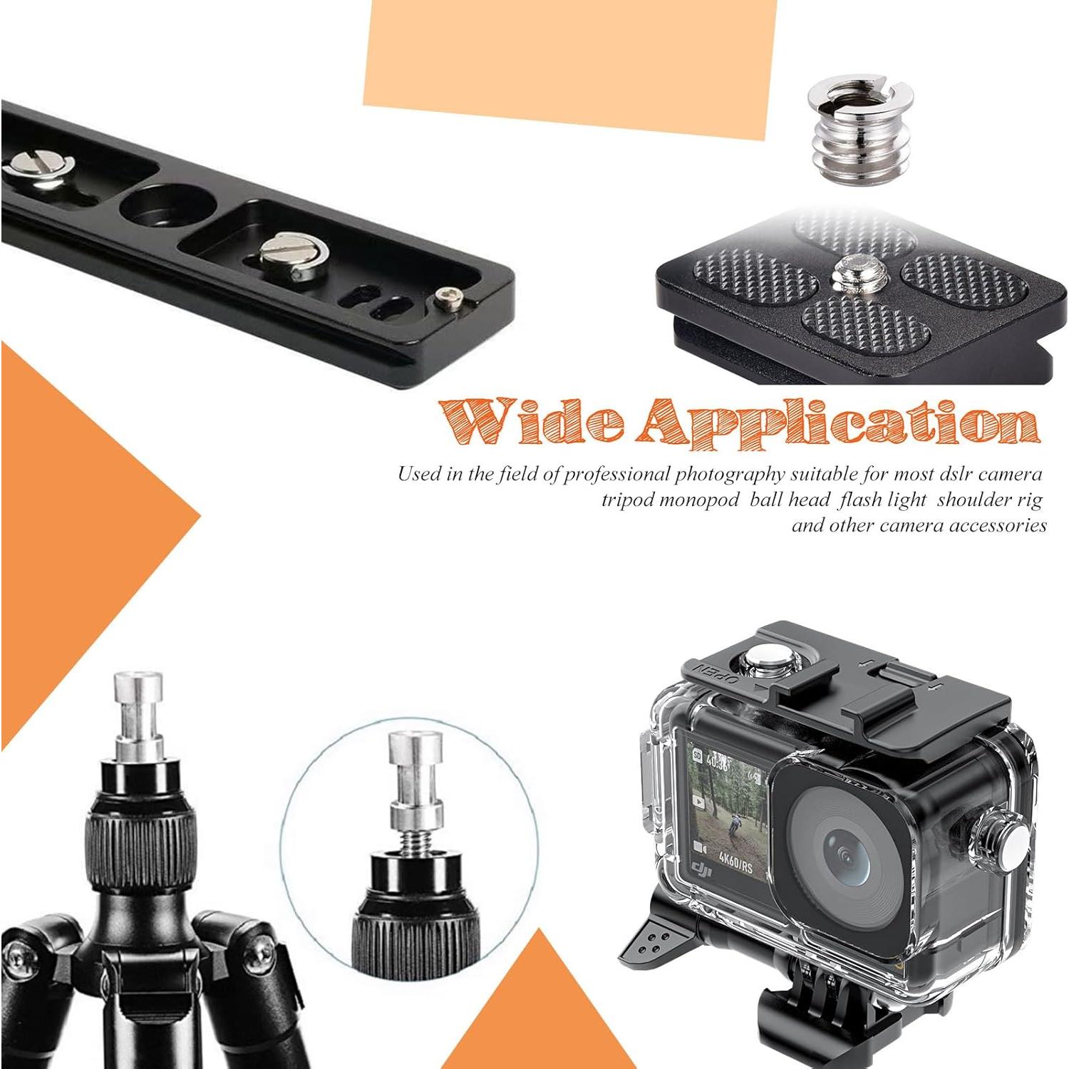 Juego de 12 Tornillos de Montaje para Cámara Matrelt