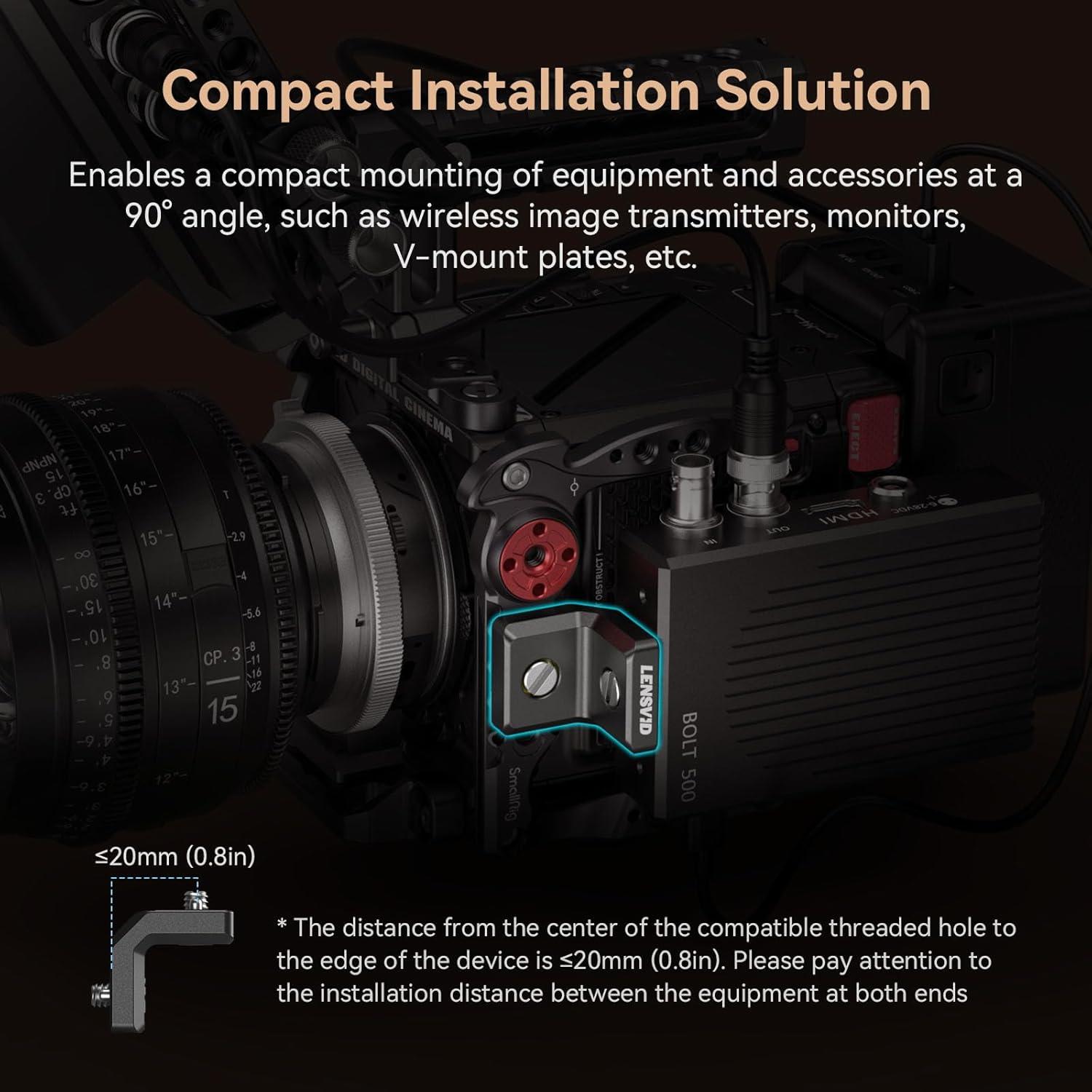 Kit Placa de Montaje en L Mini SmallRig 90° 1.2kg