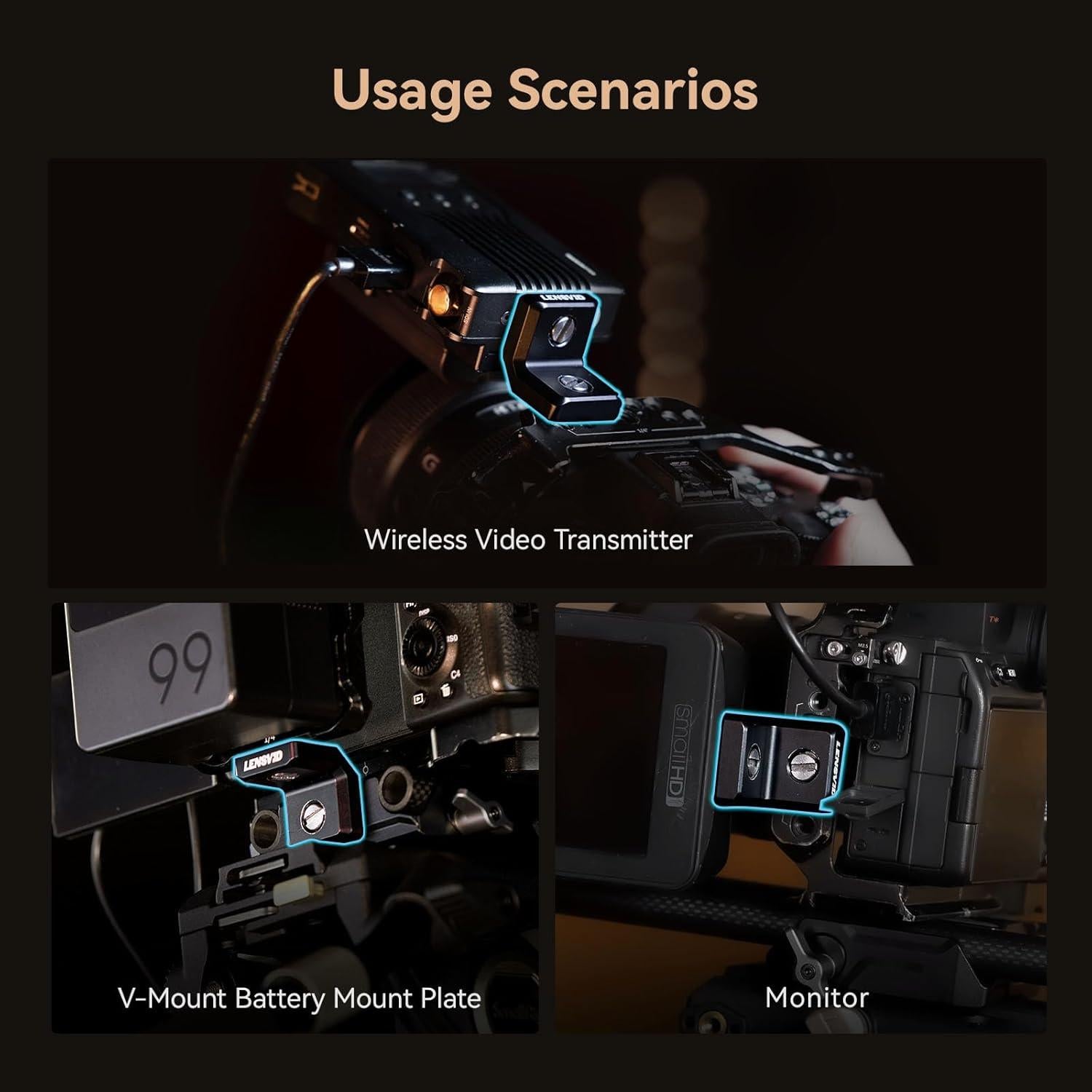 Kit Placa de Montaje en L Mini SmallRig 90° 1.2kg