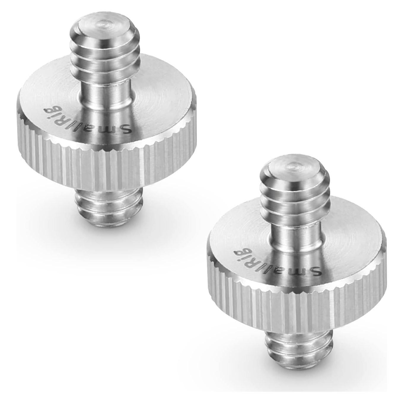 Adaptador Tornillo Macho Doble 1/4" SMALLRIG 2 Piezas