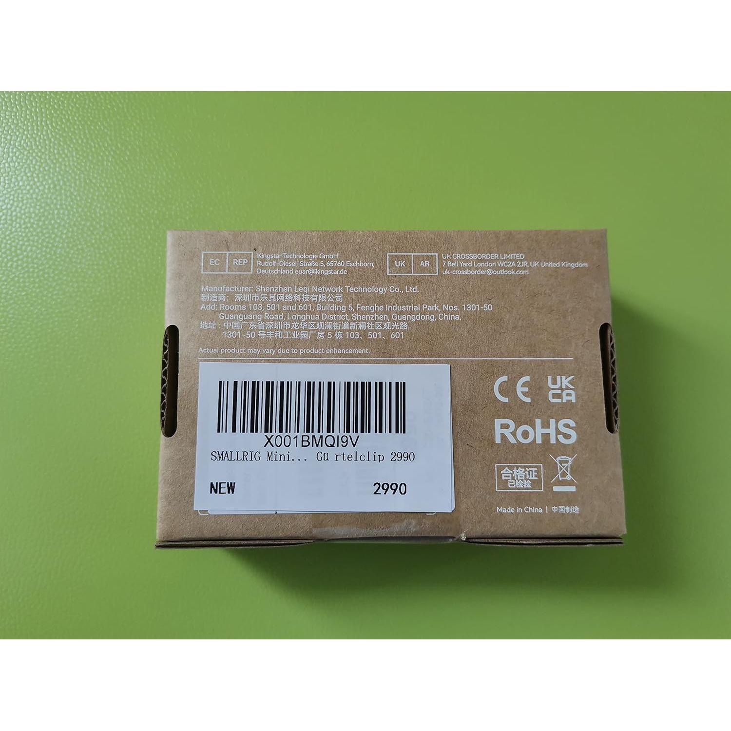 Placa de Batería Mini V Mount SmallRig 2990 con Clip Cintura