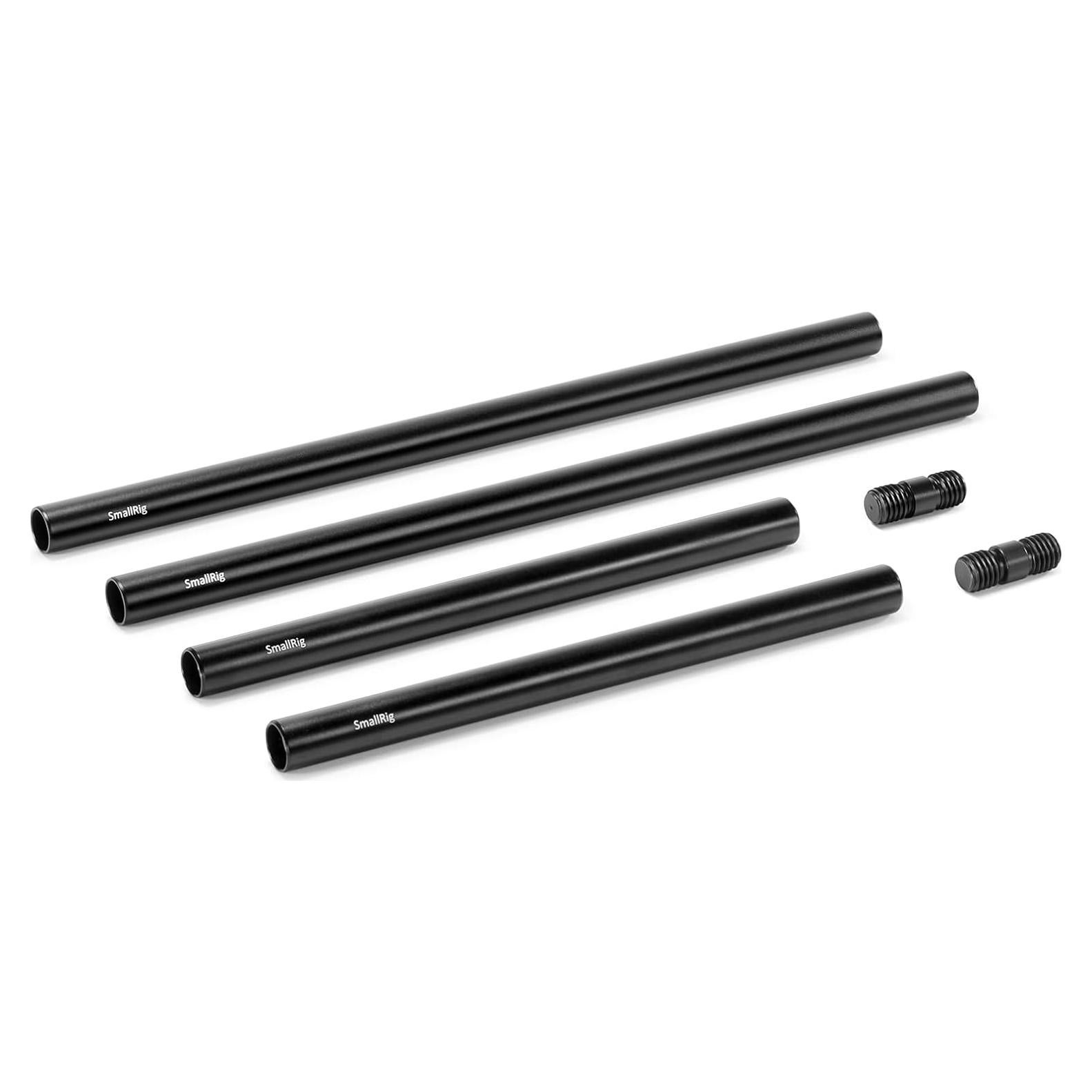 Varillas de 15mm SmallRig M12 - 2x20cm y 2x30cm, Aluminio