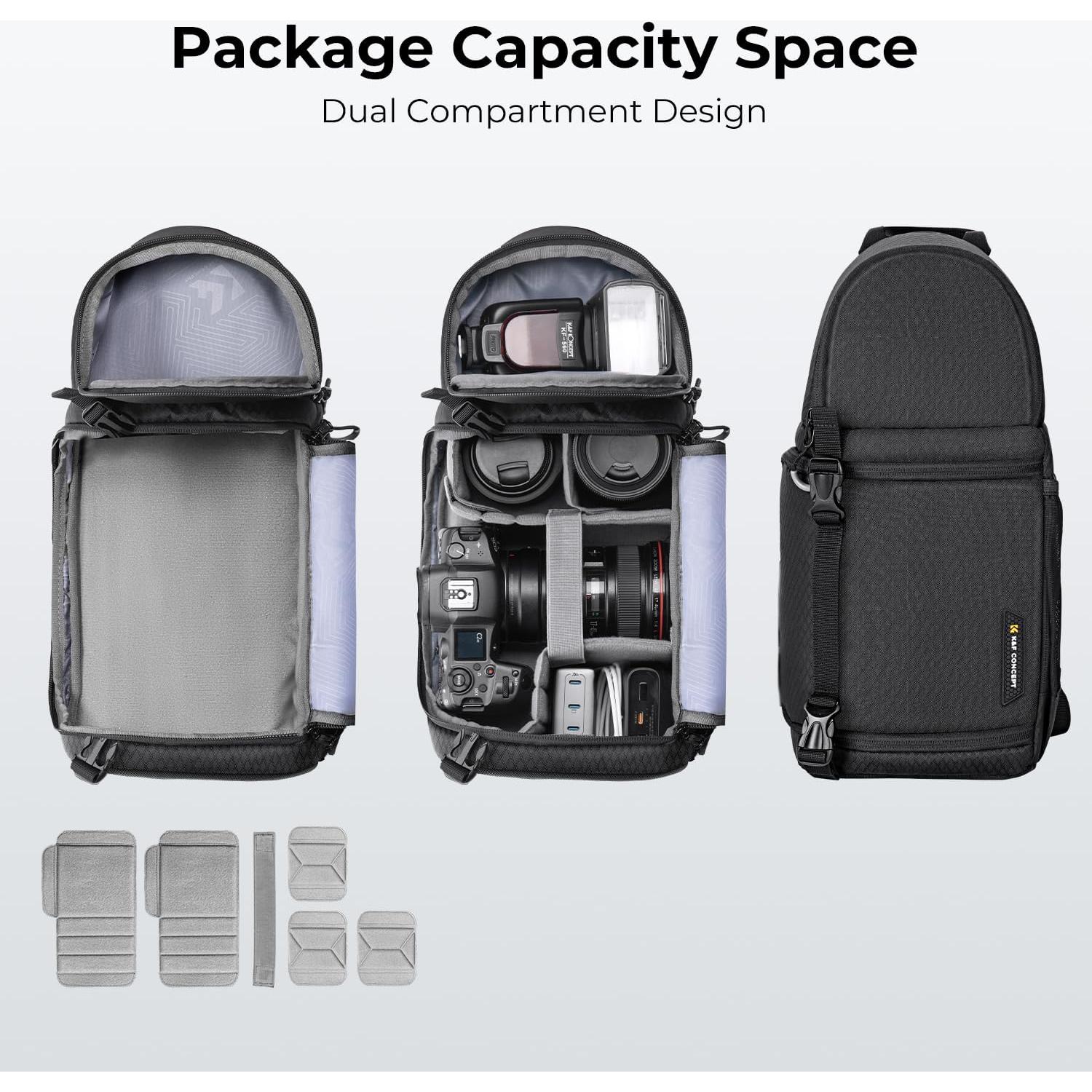 Bolsa de Mensajero K&F Concept para Cámara DSLR/Sin Espejo