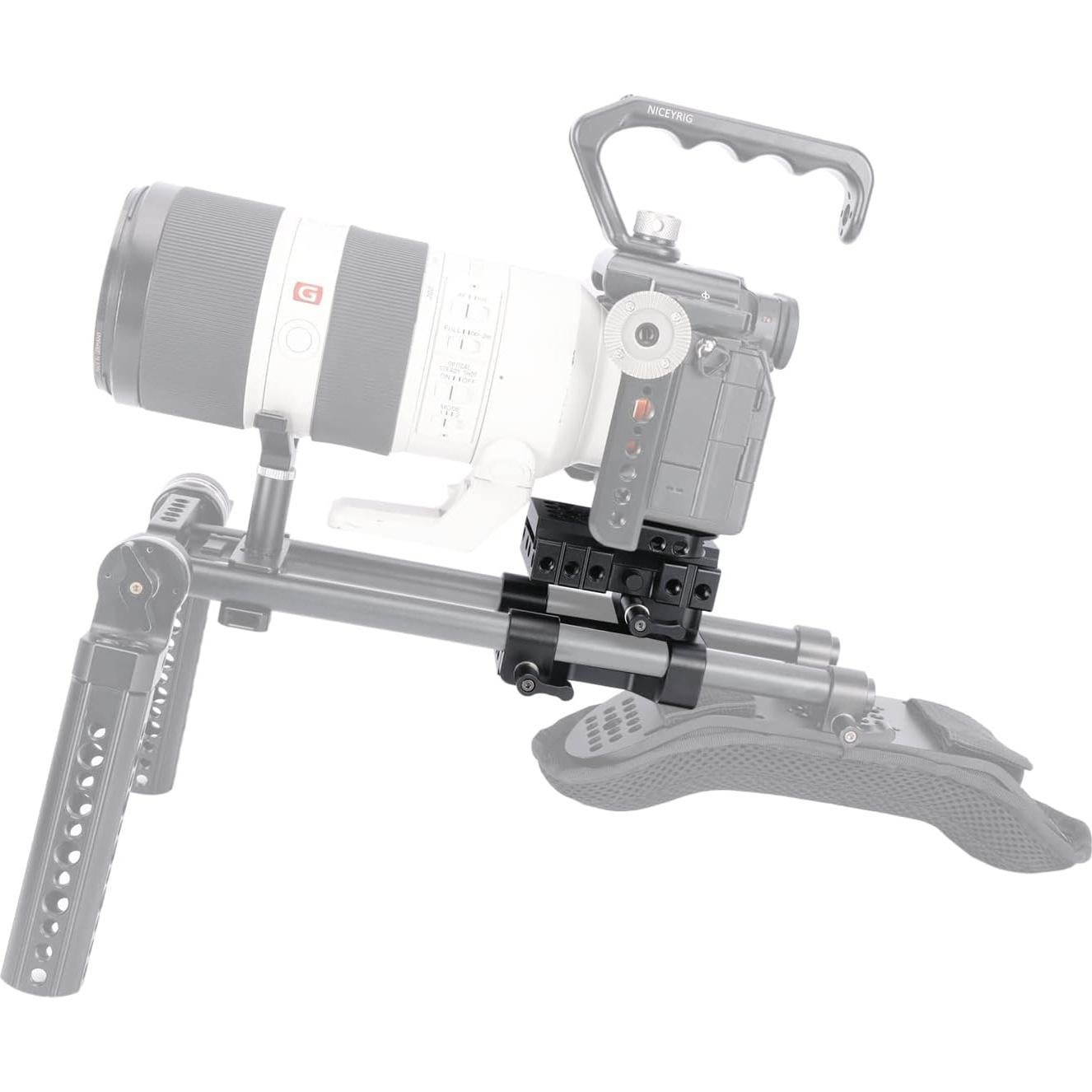 Soporte de Riser NICEYRIG 15mm para Manfrotto - Ajuste 29mm
