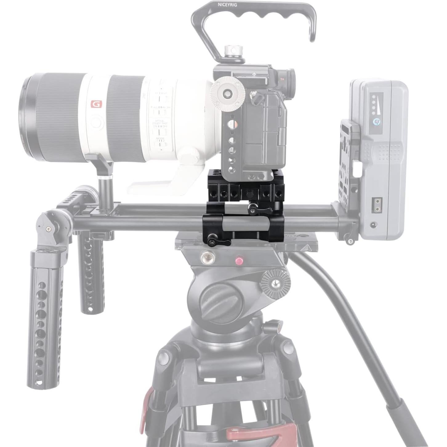 Soporte de Riser NICEYRIG 15mm para Manfrotto - Ajuste 29mm