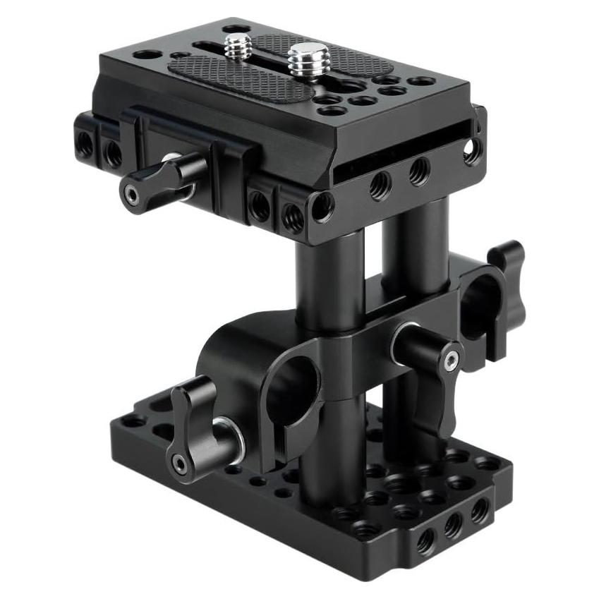 Kit de Elevación de Riel 15mm NICEYRIG con Placa QR