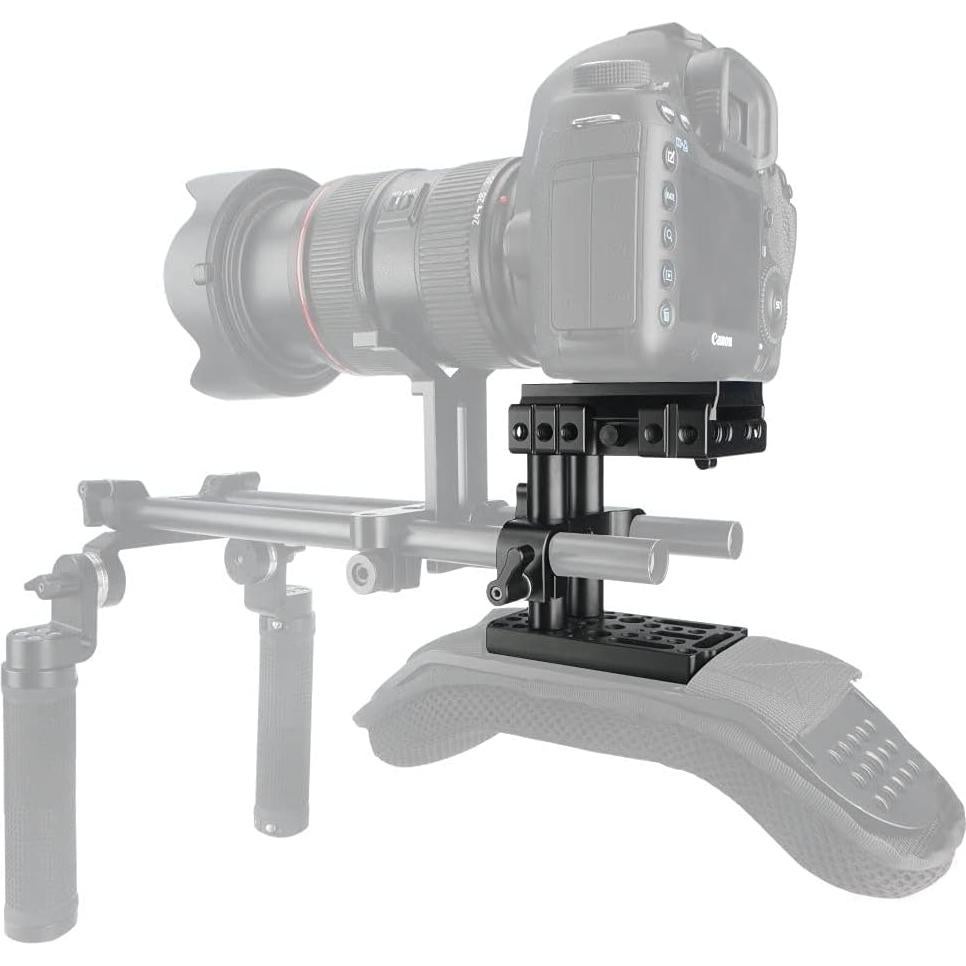 Kit de Elevación de Riel 15mm NICEYRIG con Placa QR