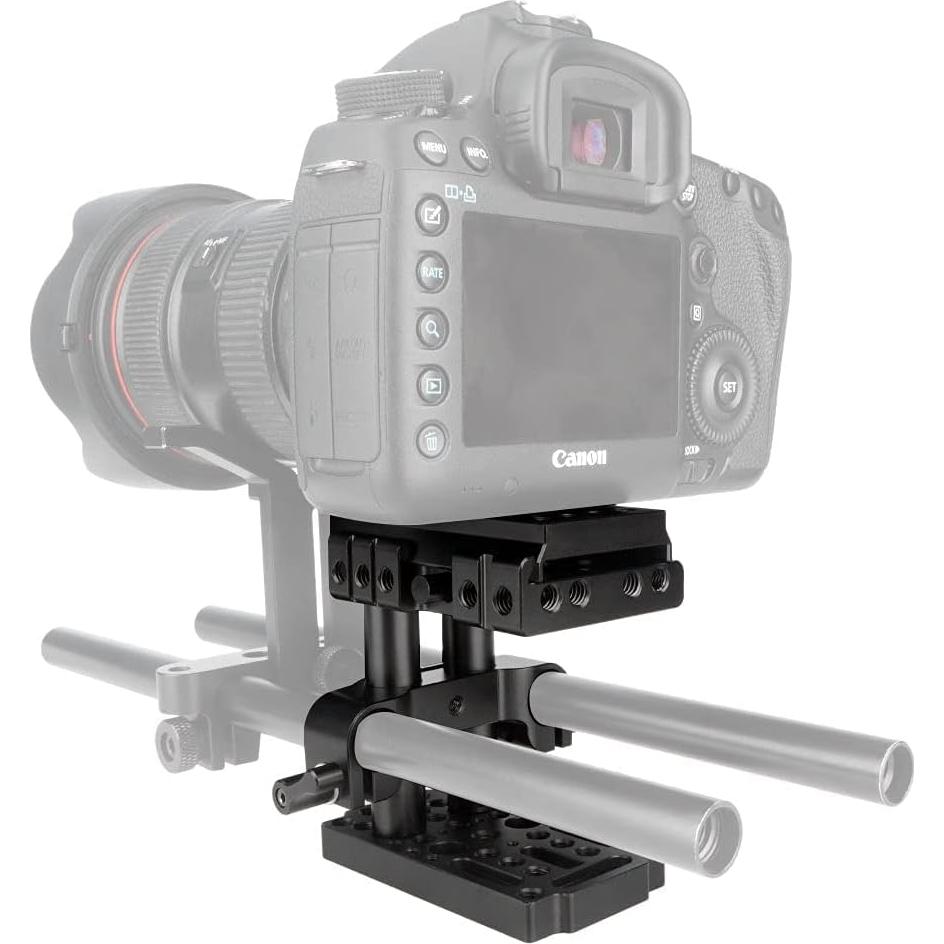 Kit de Elevación de Riel 15mm NICEYRIG con Placa QR