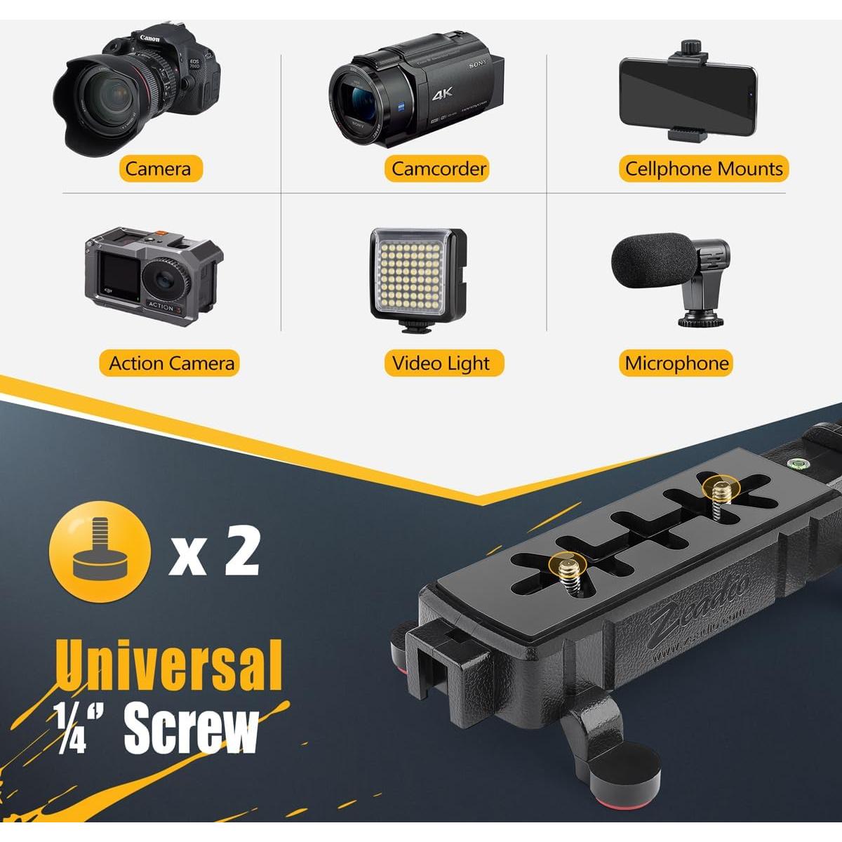 Estabilizador de Mano Zeadio DV-HDE-GC11 para Smartphones y Cámaras