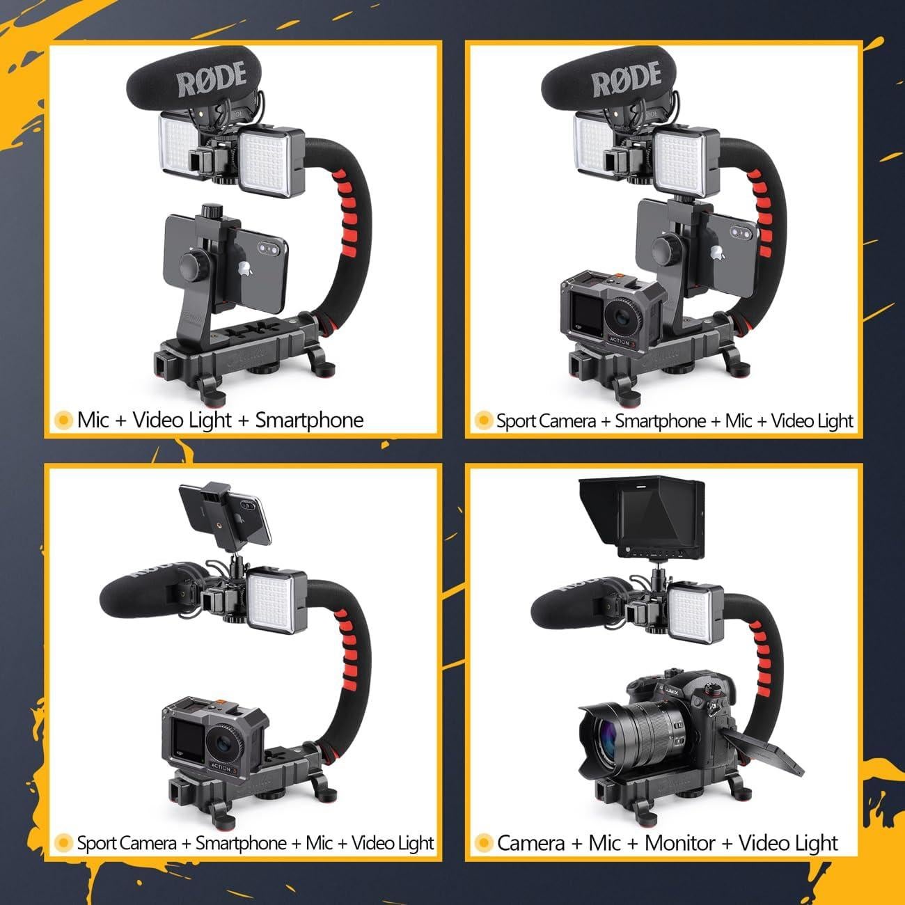 Estabilizador de Mano Zeadio DV-HDE-GC11 para Smartphones y Cámaras