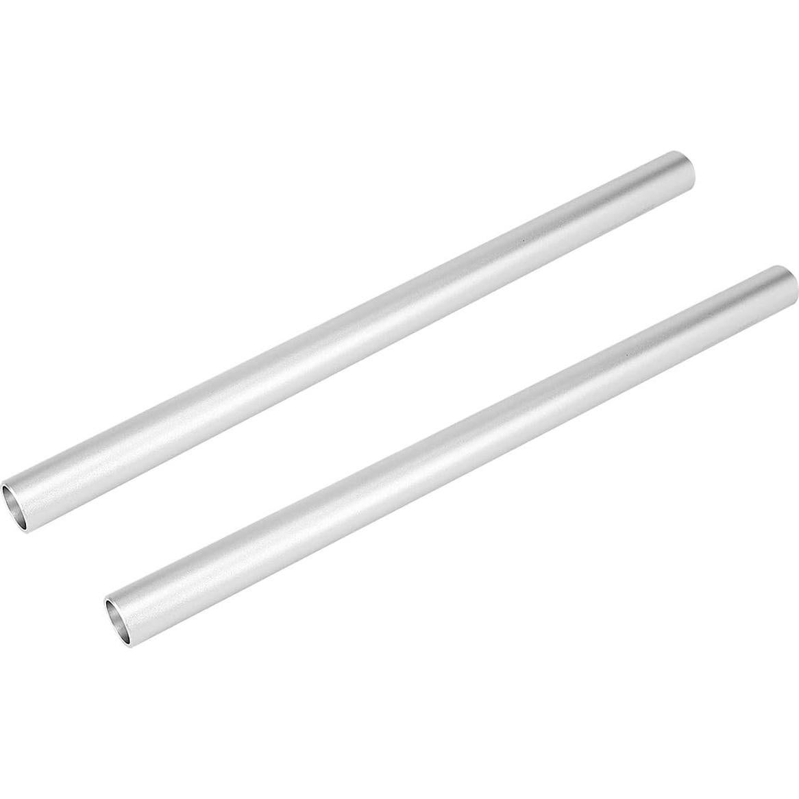 Varillas de 15mm Haoge VA-PR25W de Aluminio 25cm Plata - Paquete de 2