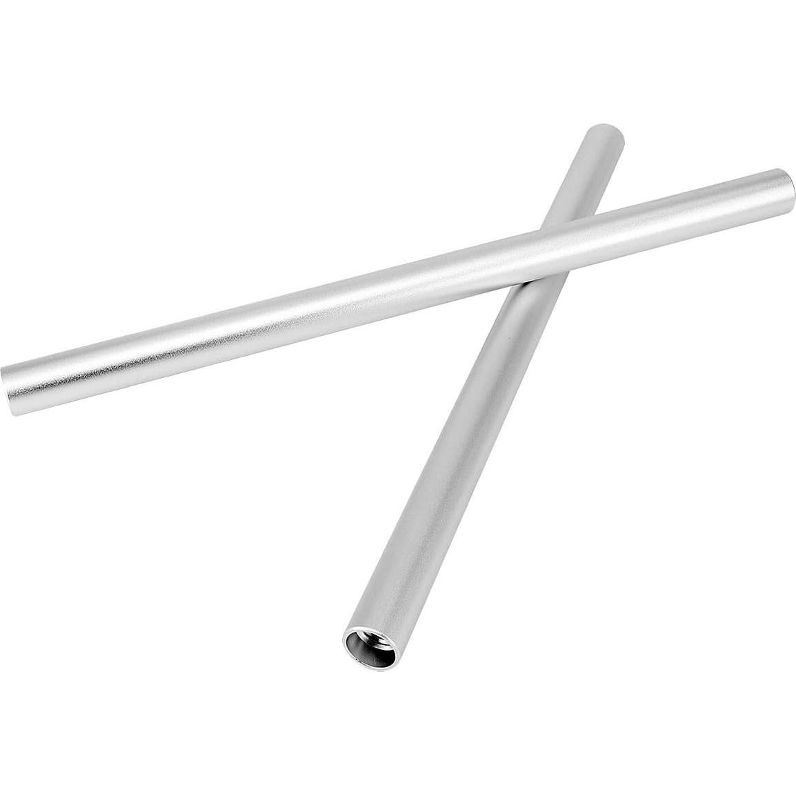 Varillas de 15mm Haoge VA-PR25W de Aluminio 25cm Plata - Paquete de 2