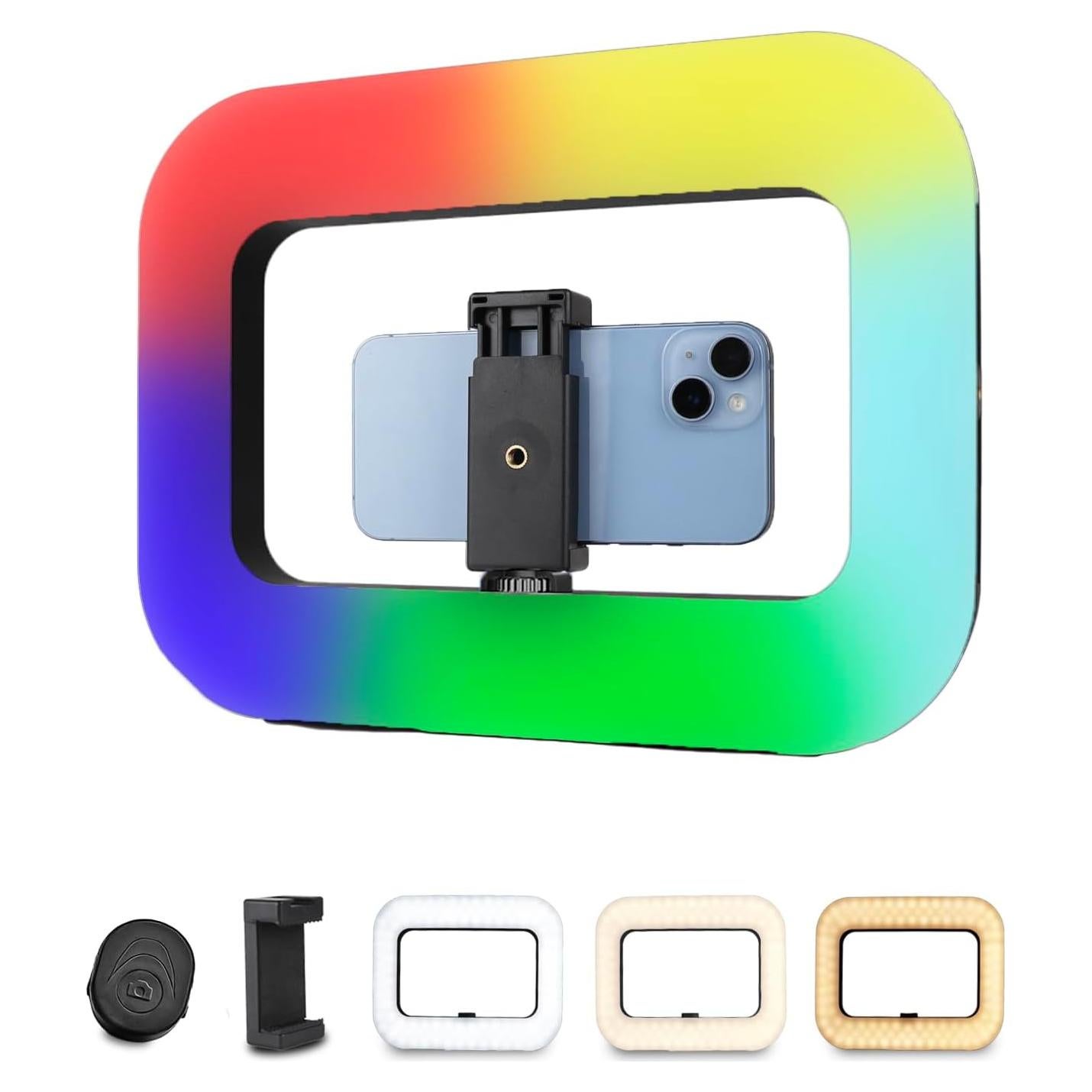 Soporte de Video con Luz RGB WBLOOMSI y Batería 8000mAh