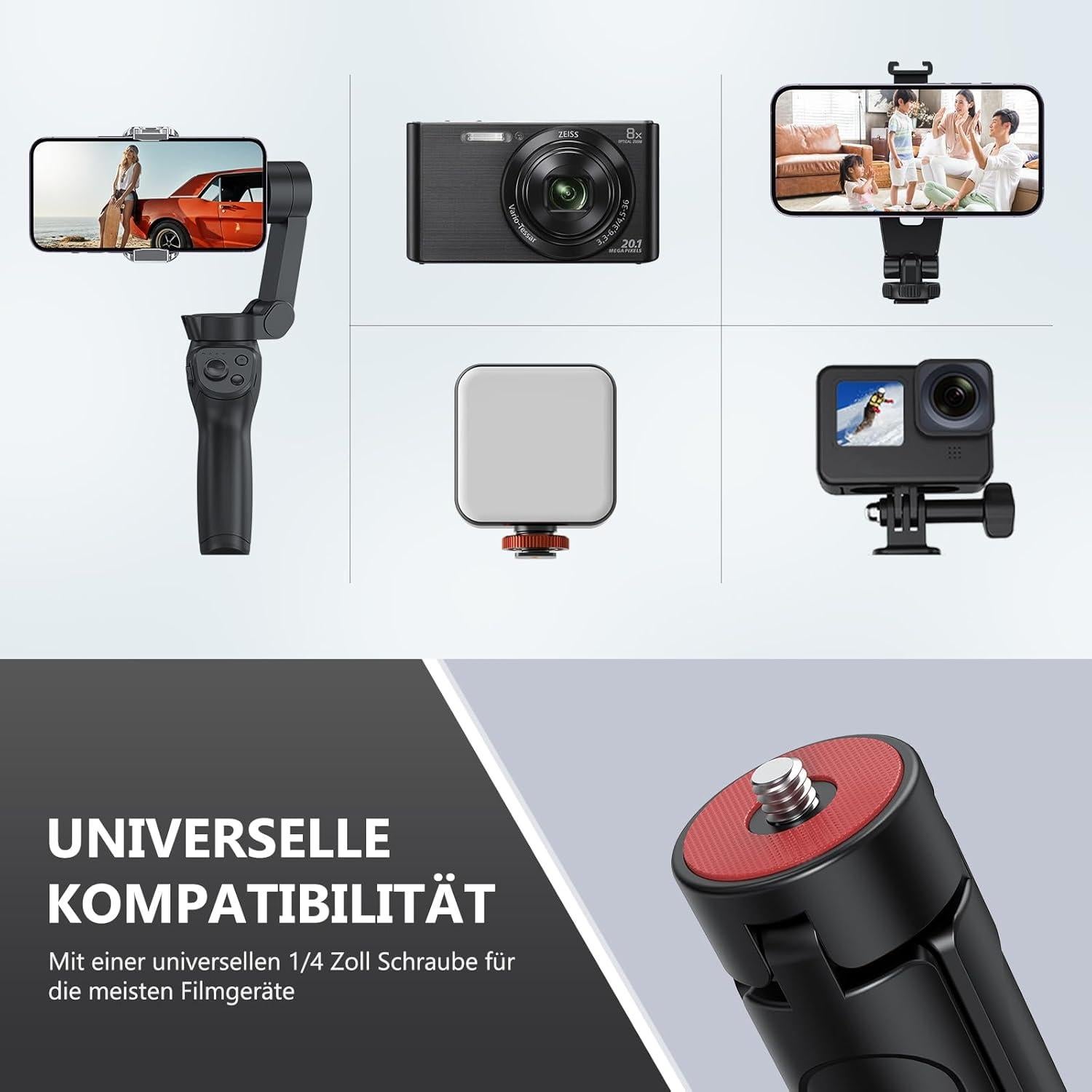 Trípode Mini Extensible VRIG TP05 para Cámara y Móvil