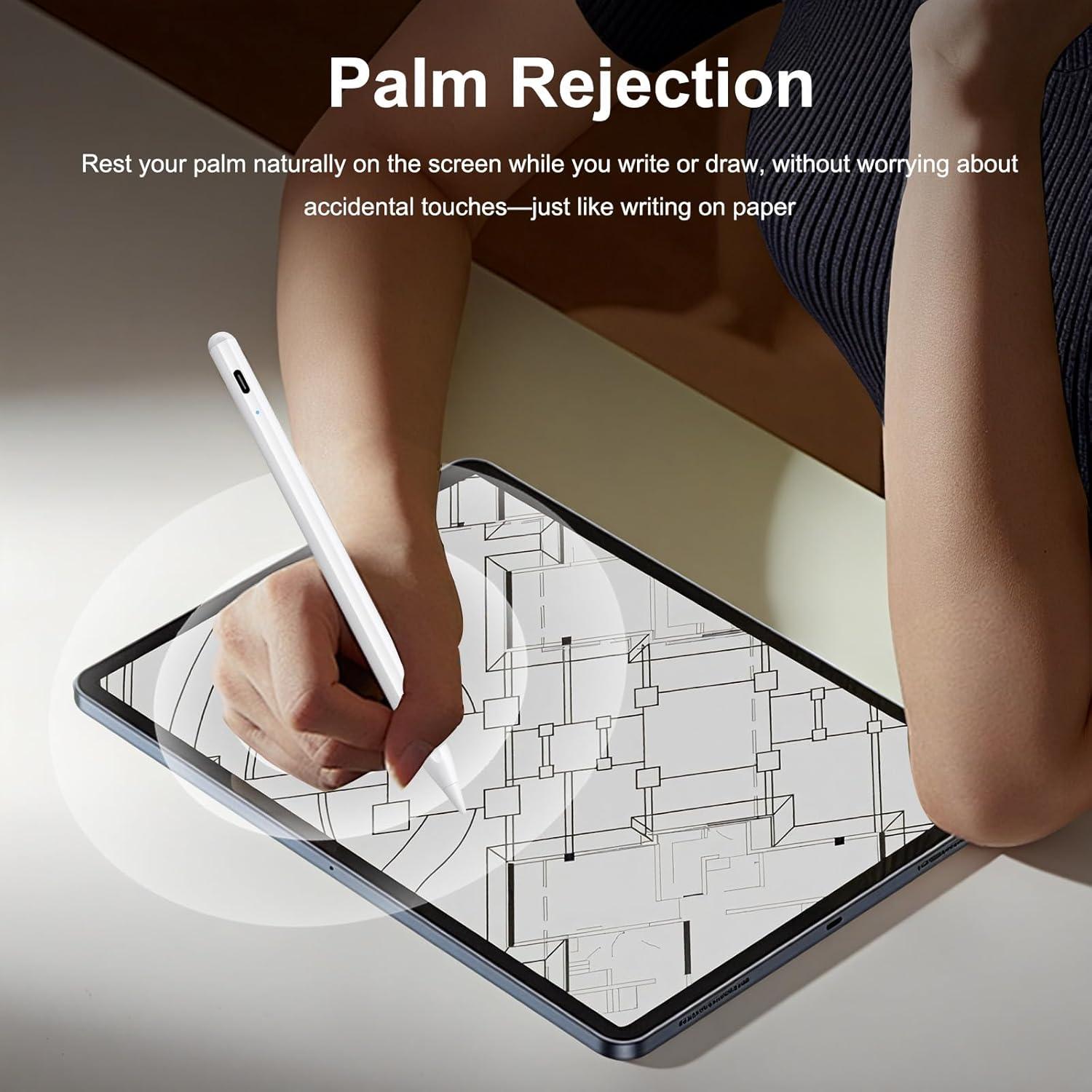 Lápiz Stylus BLEBLE para iPad Pro 2018-2025, Carga Rápida