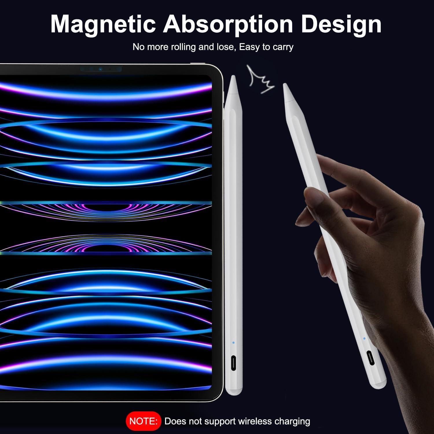 Lápiz Stylus BLEBLE para iPad Pro 2018-2025, Carga Rápida