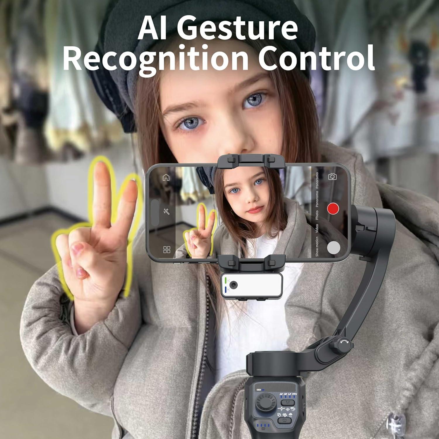 Estabilizador de Cardán URnicehome F11 3 Ejes para Smartphone