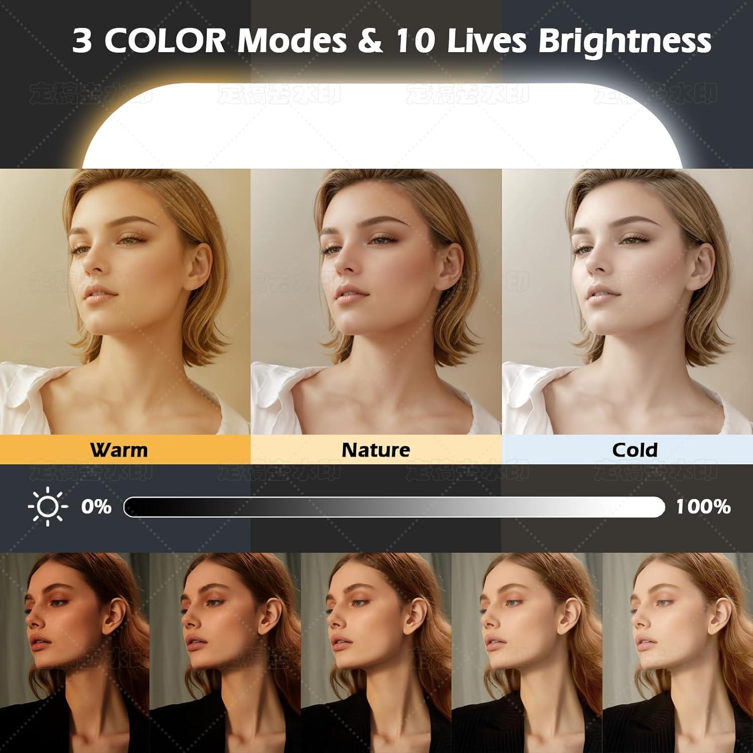 Luz de Anillo NANBEITONG UC-200R8 RGB 47 Colores 8000mAh