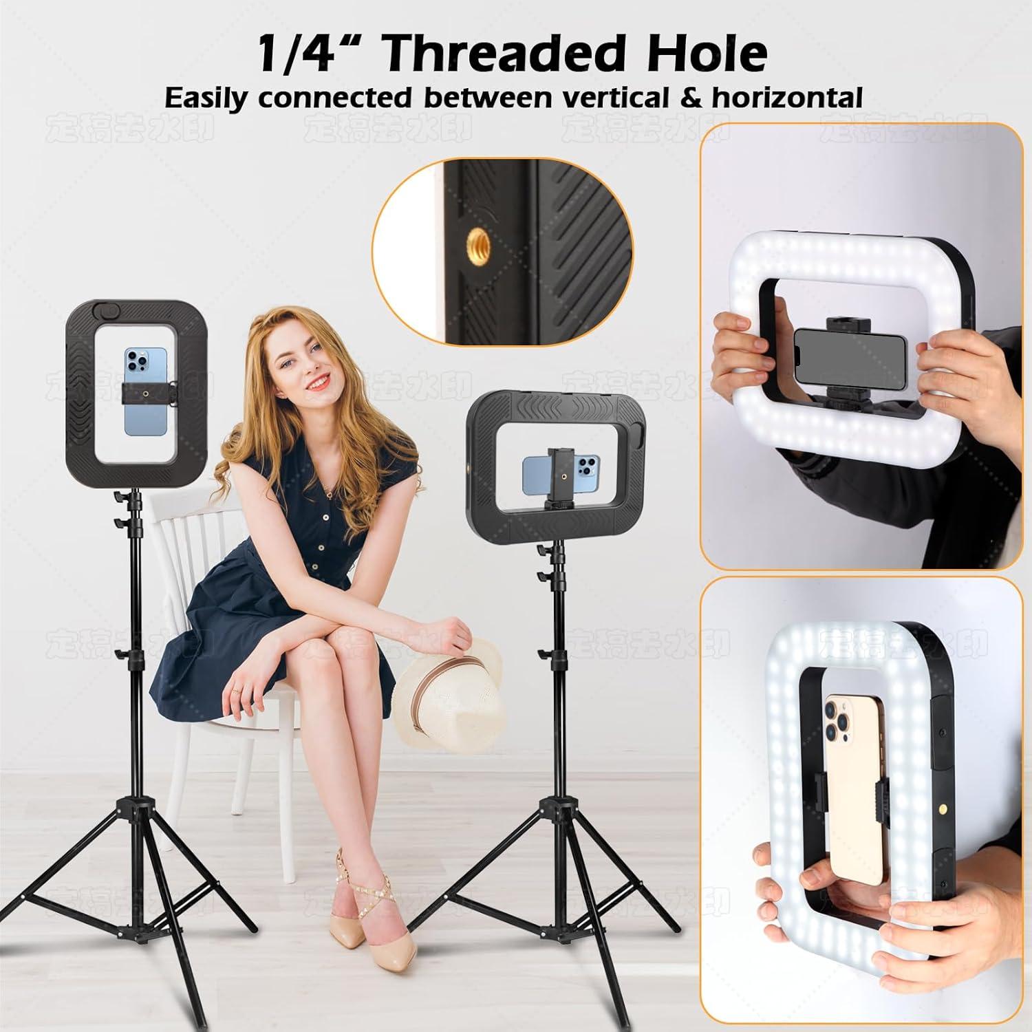 Luz de Anillo NANBEITONG UC-200R8 RGB 47 Colores 8000mAh