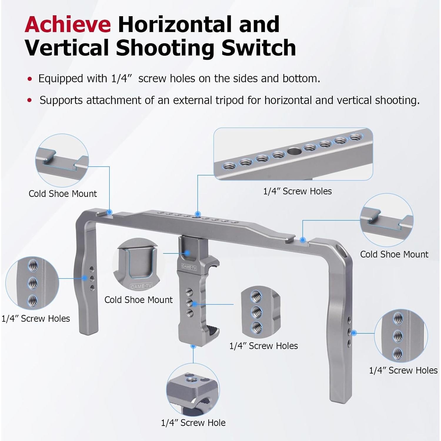 Came-TV Multi-Rig Jaula para Smartphone Aluminio 61033