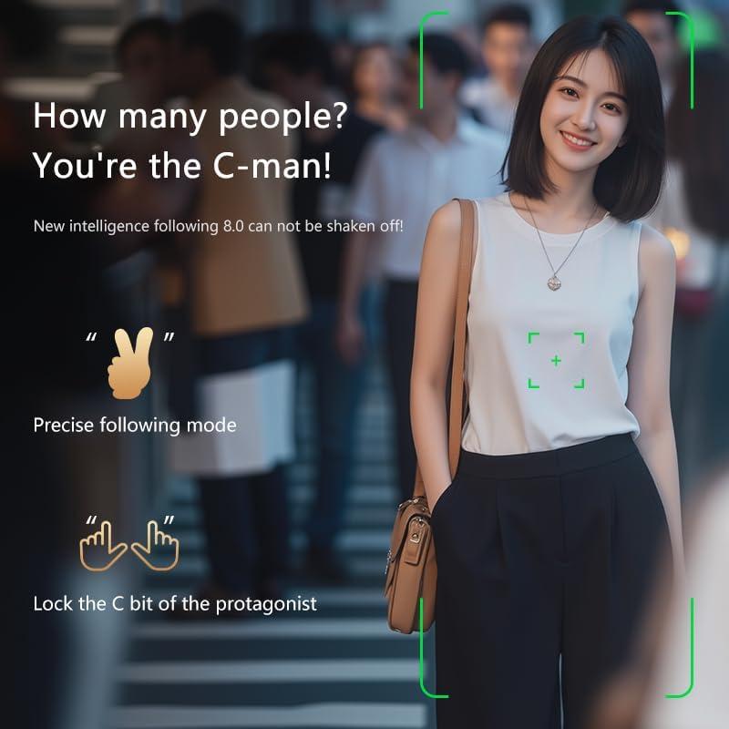 Trípode Inteligente con Seguimiento Facial 360° para iPhone