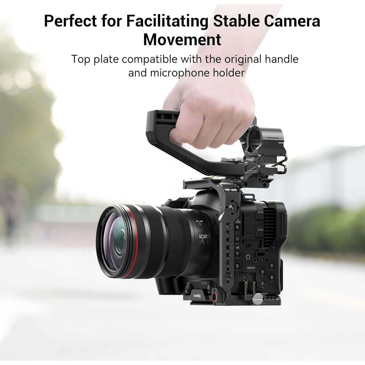 Kit de jaula portátil SmallRig para Canon EOS C70 con mango