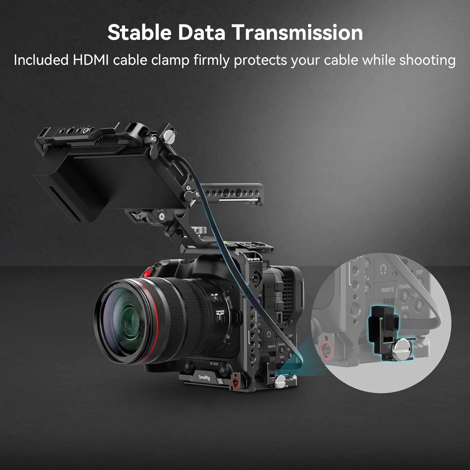 Kit de jaula portátil SmallRig para Canon EOS C70 con mango