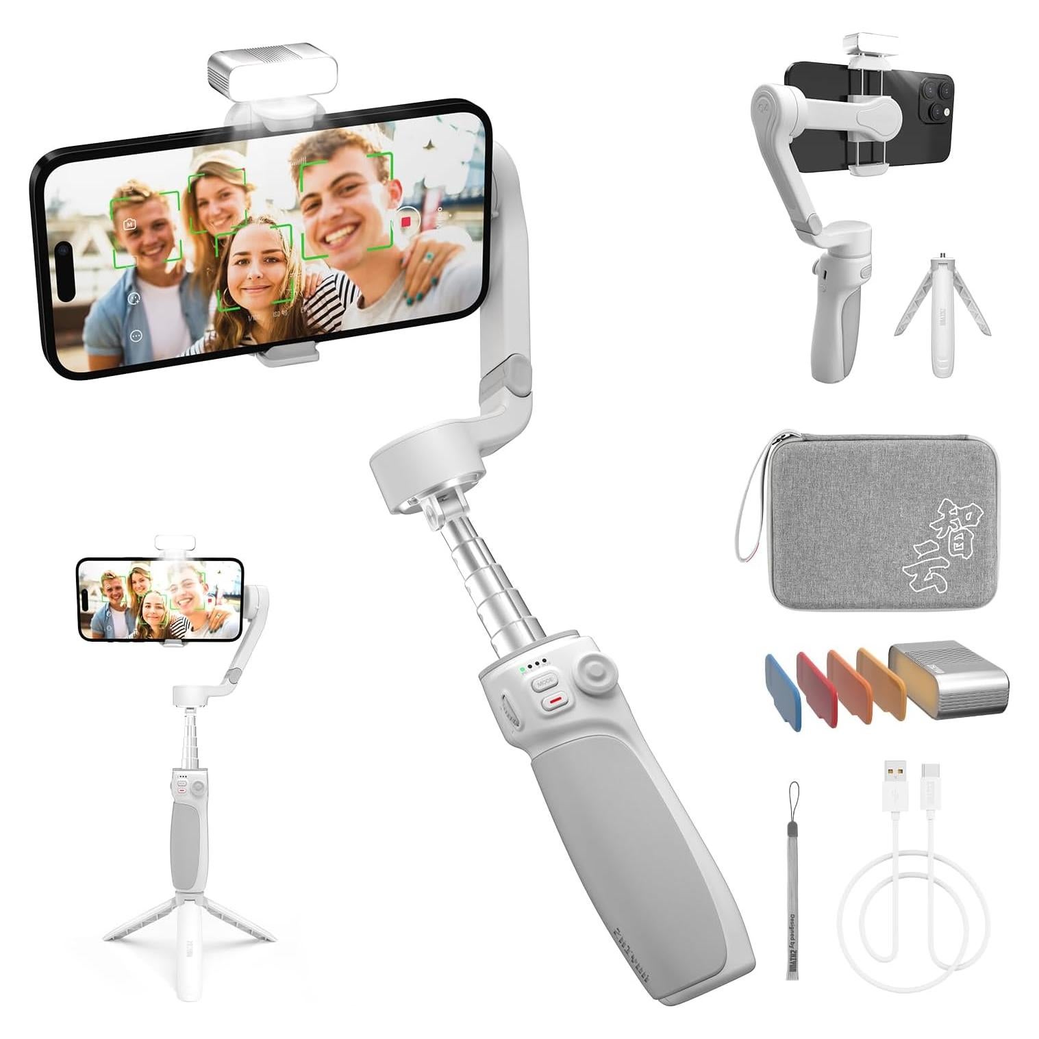 Estabilizador Gimbal ZHIYUN Smooth Q4 Combo 3 Ejes Plegable