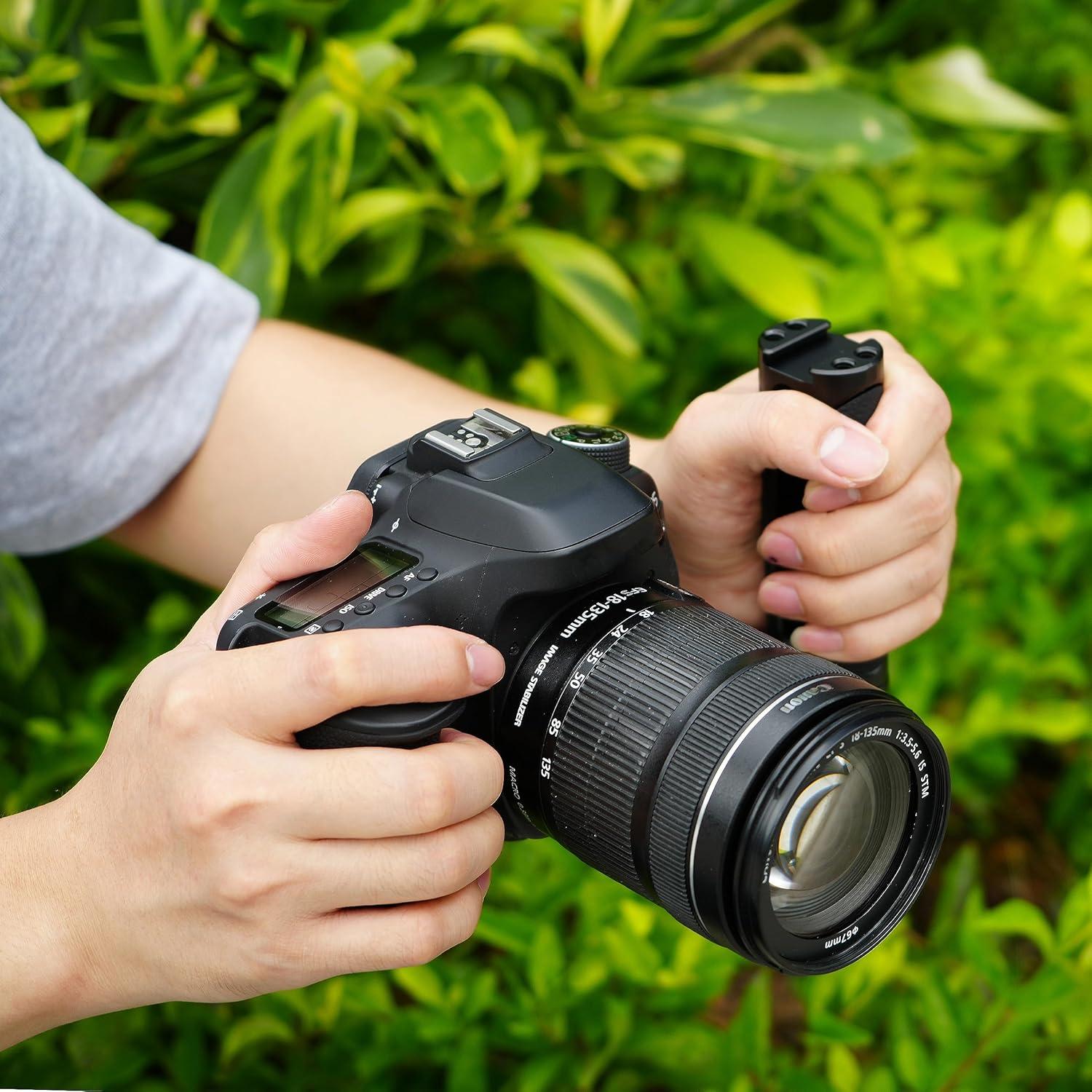 Agarre Lateral Universal Fotga con Placa Arca Swiss para Cámaras DSLR