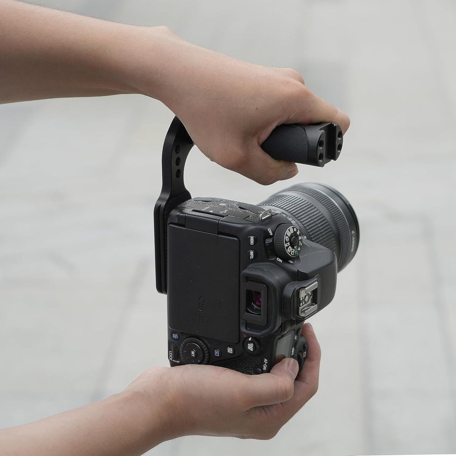 Agarre Lateral Universal Fotga con Placa Arca Swiss para Cámaras DSLR