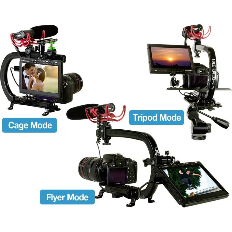 Estabilizador de Cámara Scorpion EX MAX - Pro Steadycam para DSLR y Smartphones