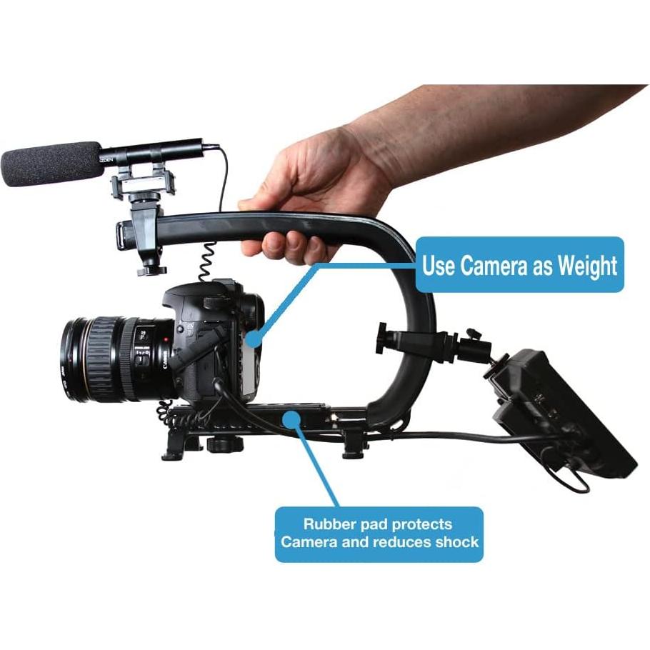 Estabilizador de Cámara Scorpion EX MAX - Pro Steadycam para DSLR y Smartphones