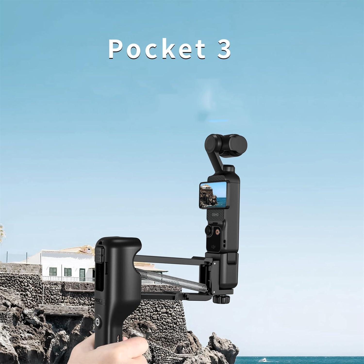 Estabilizador de Mano XBERSTAR para DJI Osmo Pocket 3 Negro