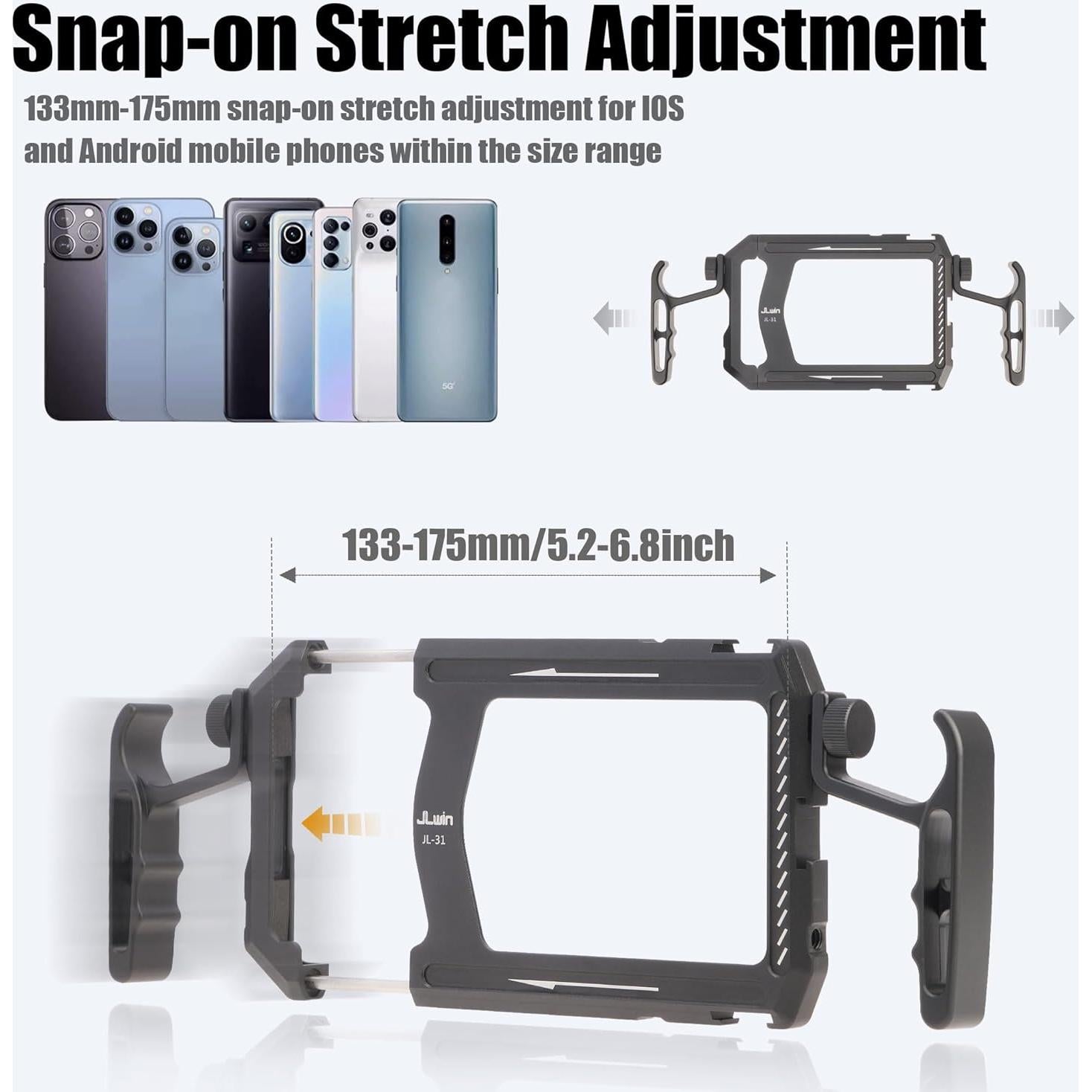 Jaula Universal Fotga para Smartphone con Mangos y Trípode