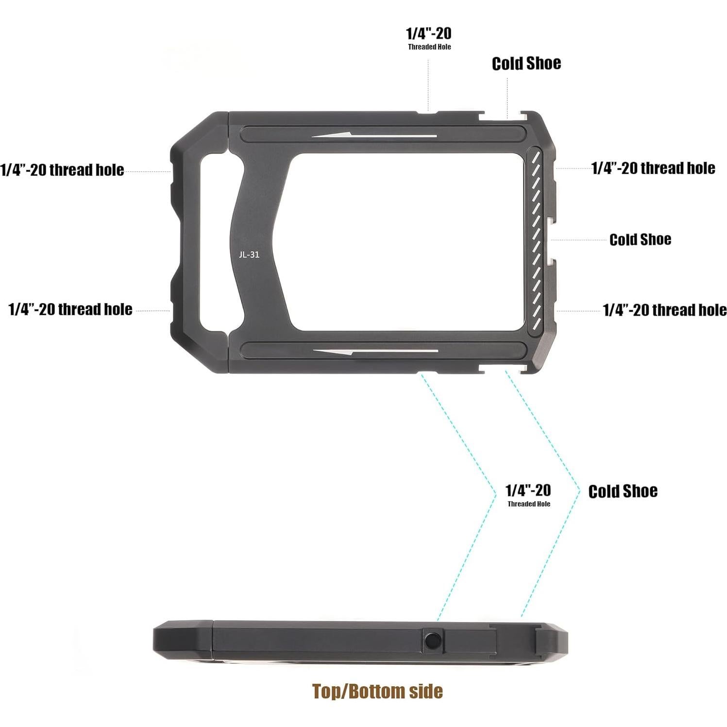 Jaula Universal Fotga para Smartphone con Mangos y Trípode