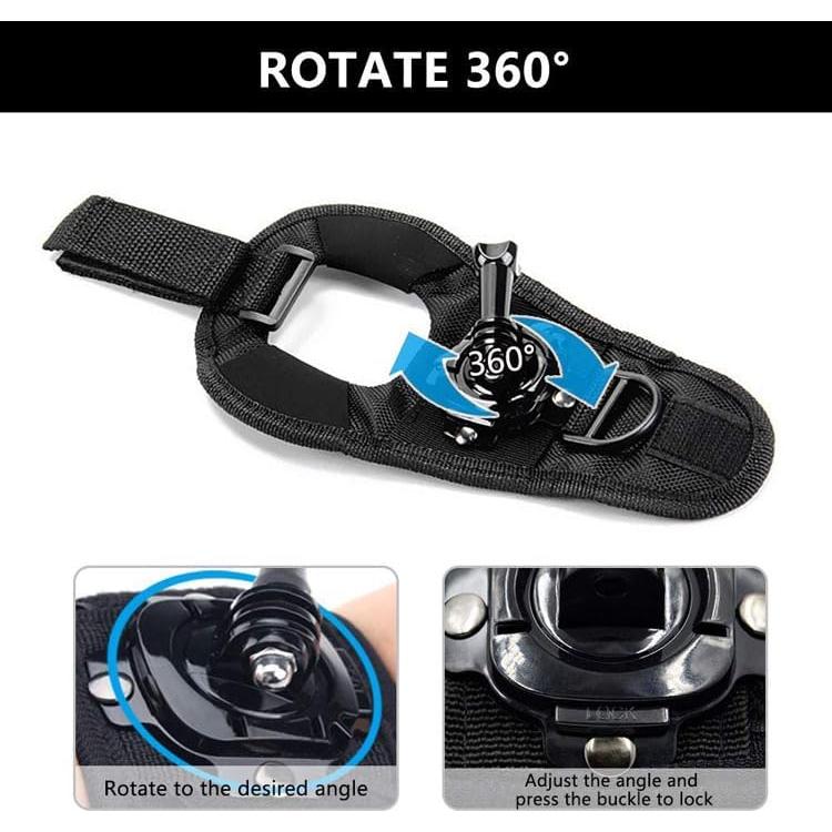 Correa de Muñeca Reflex 360° para Cámaras de Acción - GoPro, AKASO, DJI OSMO
